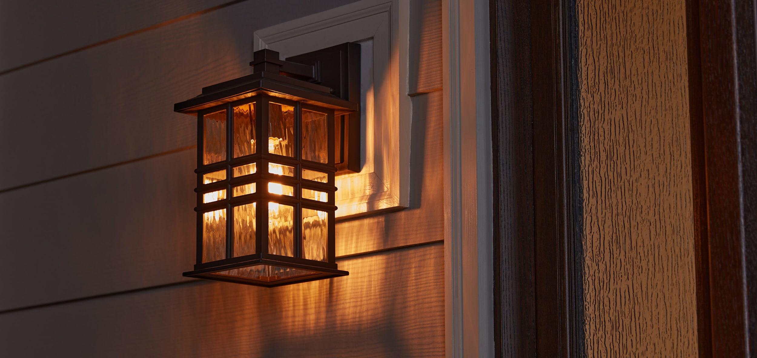 Beacon Hammered Outdoor Wall Lantern