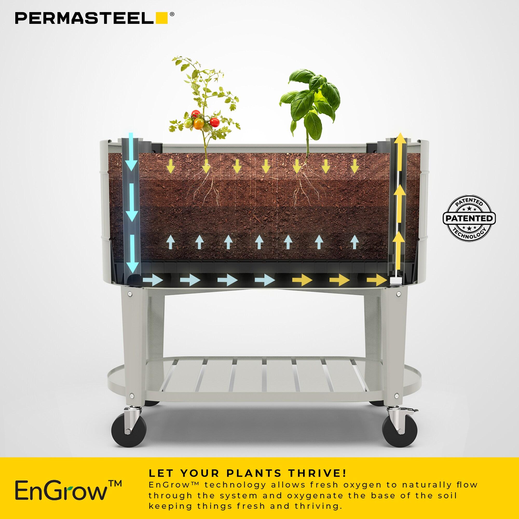 Permasteel Elevated Garden Bed with EnGrow TrueSoil Technology