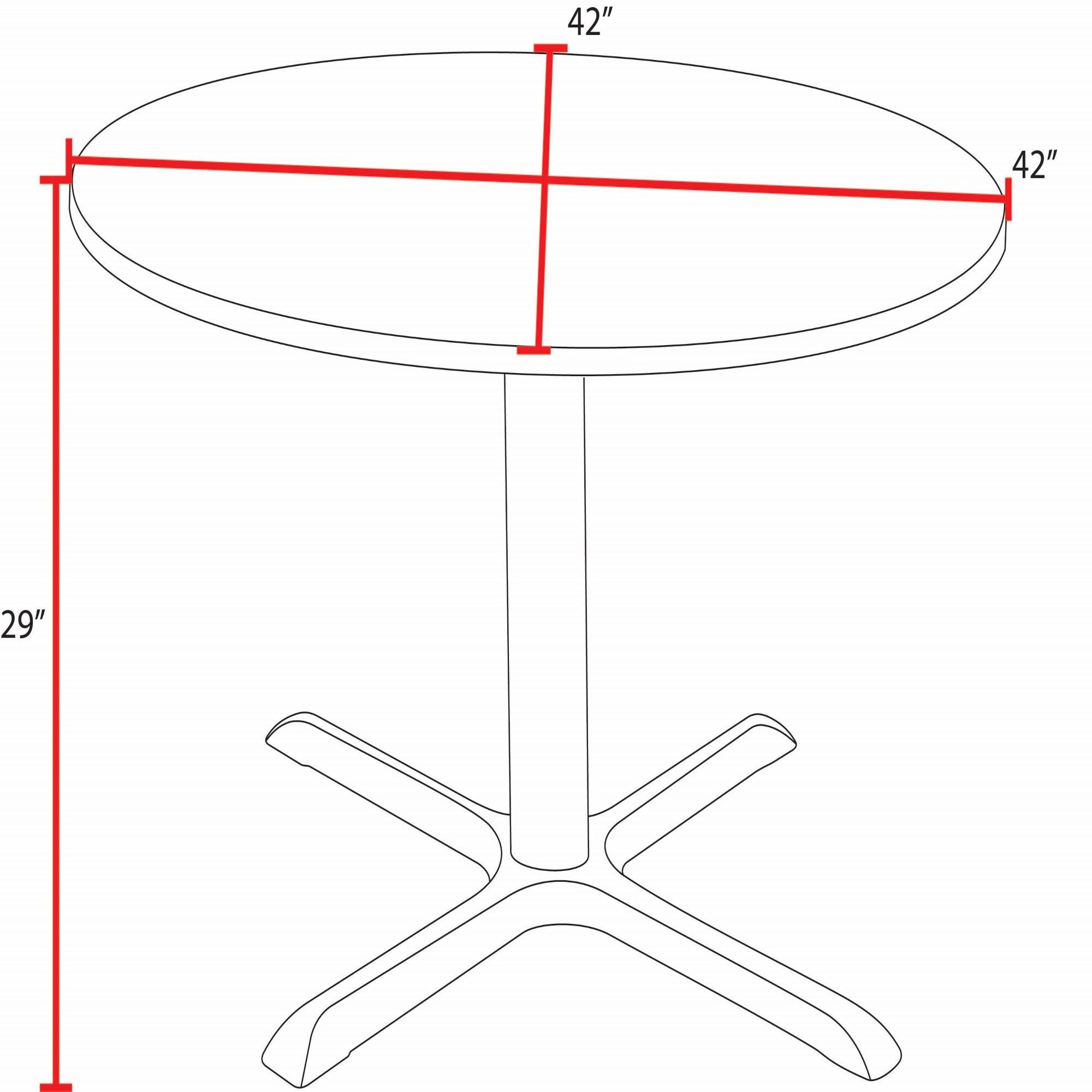 Cain Square X-Base Breakroom Table