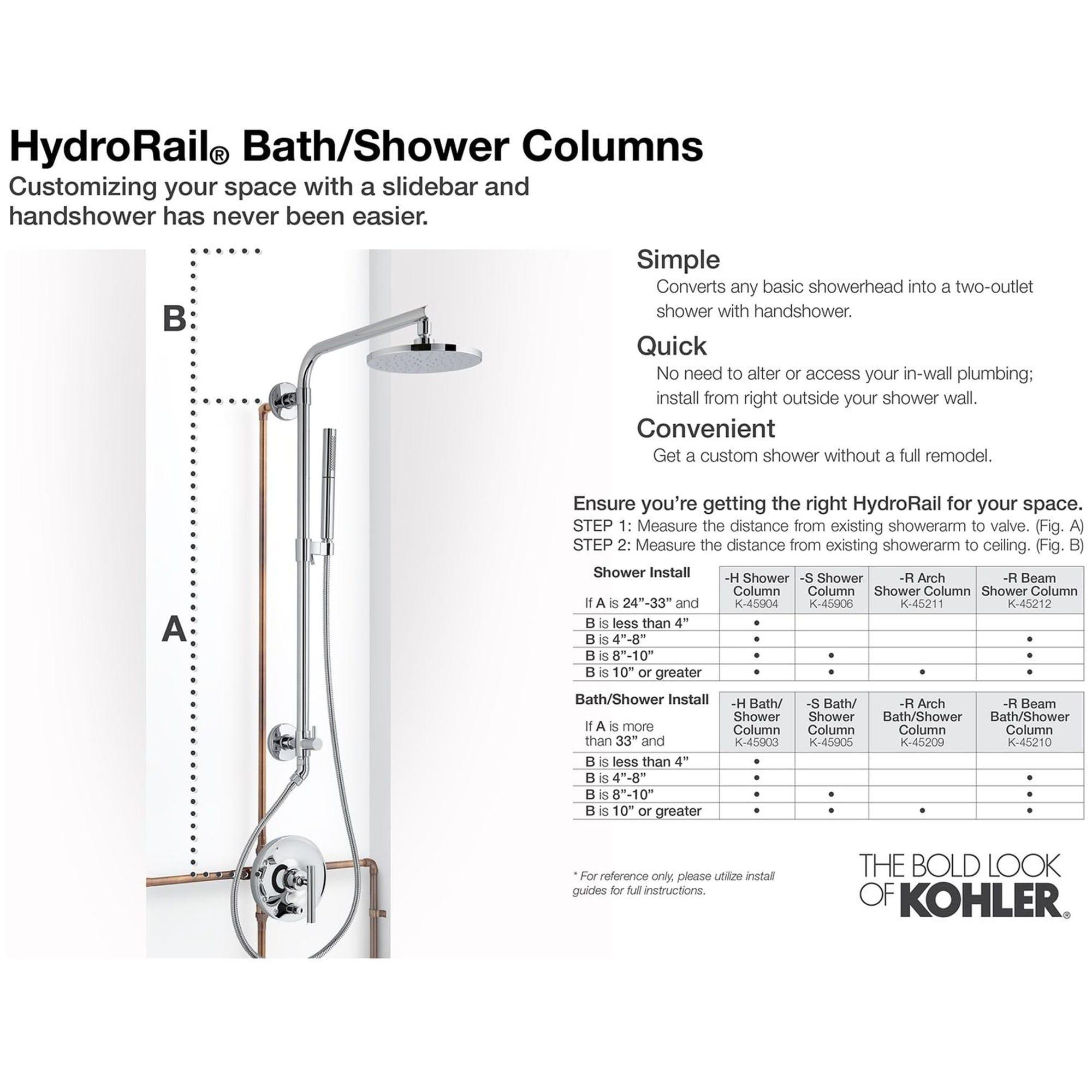 Hydrorail -S Shower Column