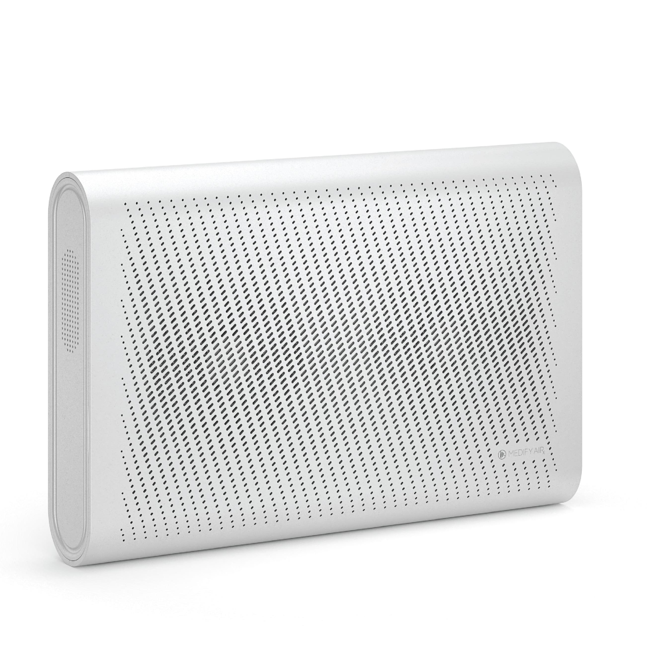 Medify MA-35 Air Purifier with True HEPA H13 Filter | 1,280 ft² Coverage in 1hr for Allergens, Smoke, Wildfires, Odors, Pollen, Pet Dander | Removal to 0.1 Microns | Silver, 1-Pack