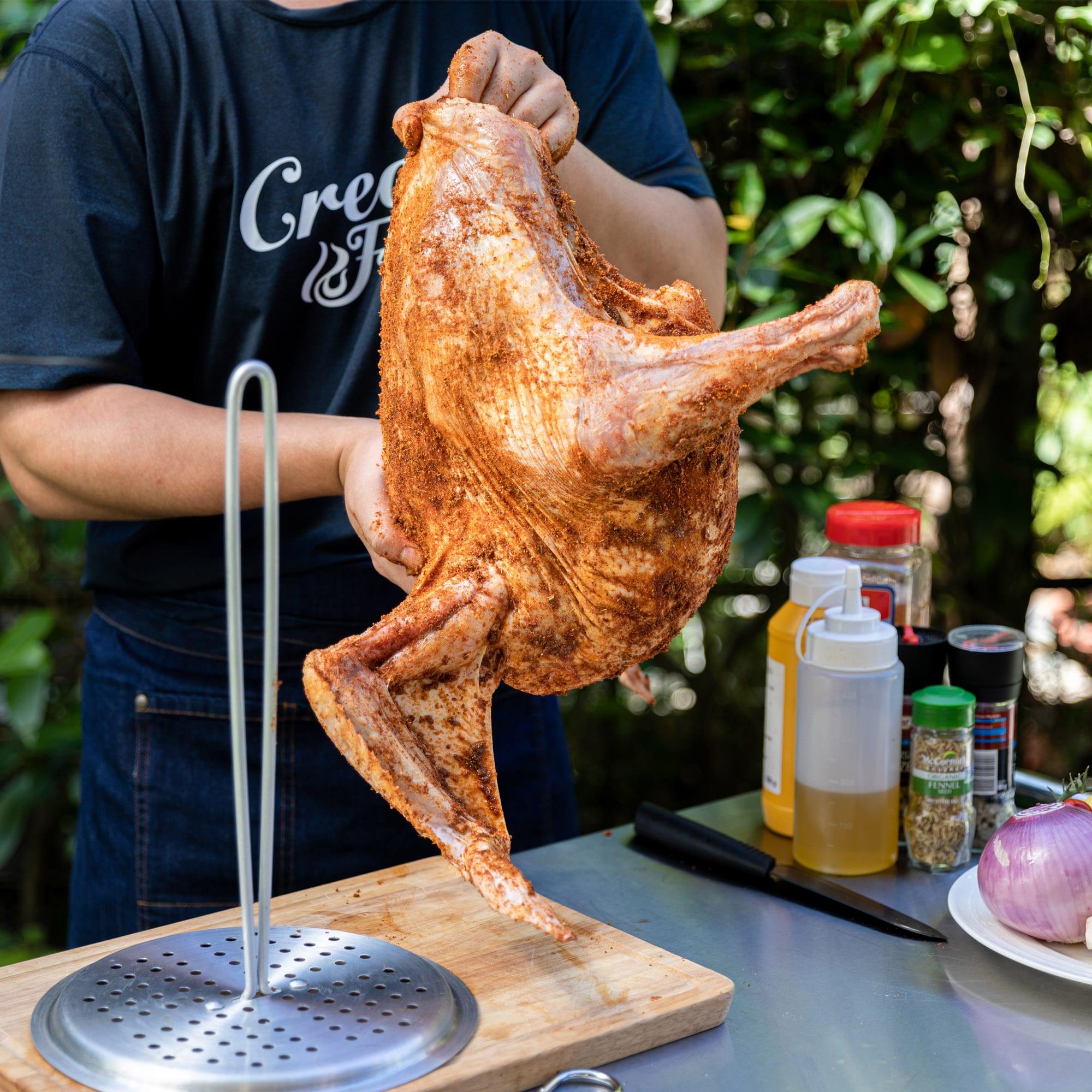 Creole Feast Creole Feast Premium Aluminum 30 Qt. Turkey Fryer And 10 Qt. Fish Fryer Boiler Steamer Set