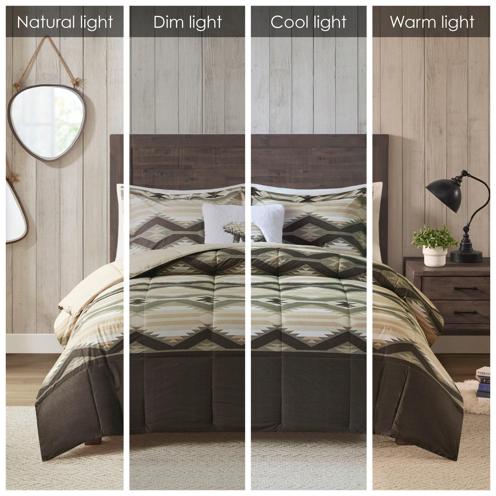 Woolrich Woolrich Emmet Creek Down Alternative Comforter Set with Throw Pillow