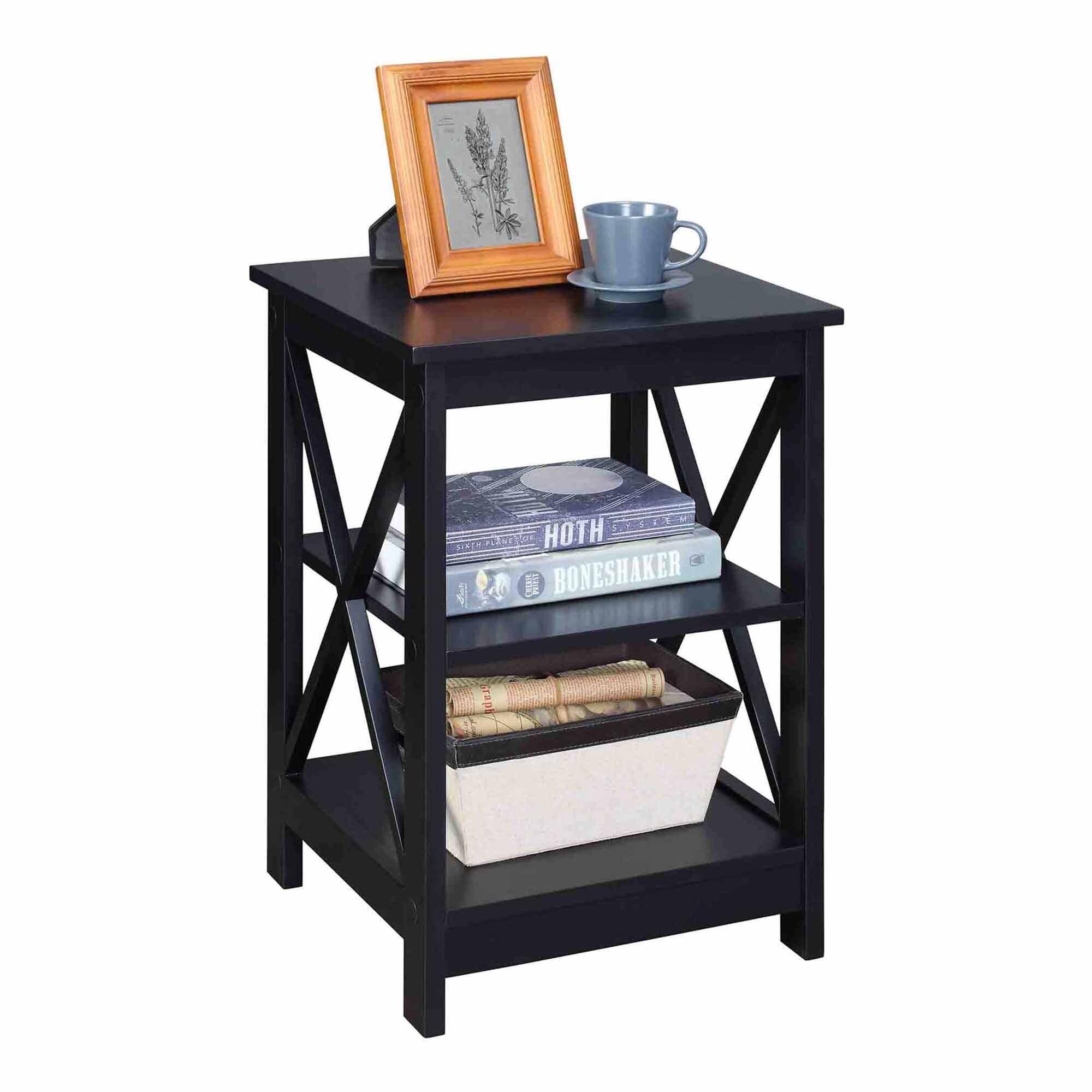Oxford End Table With Black Finish