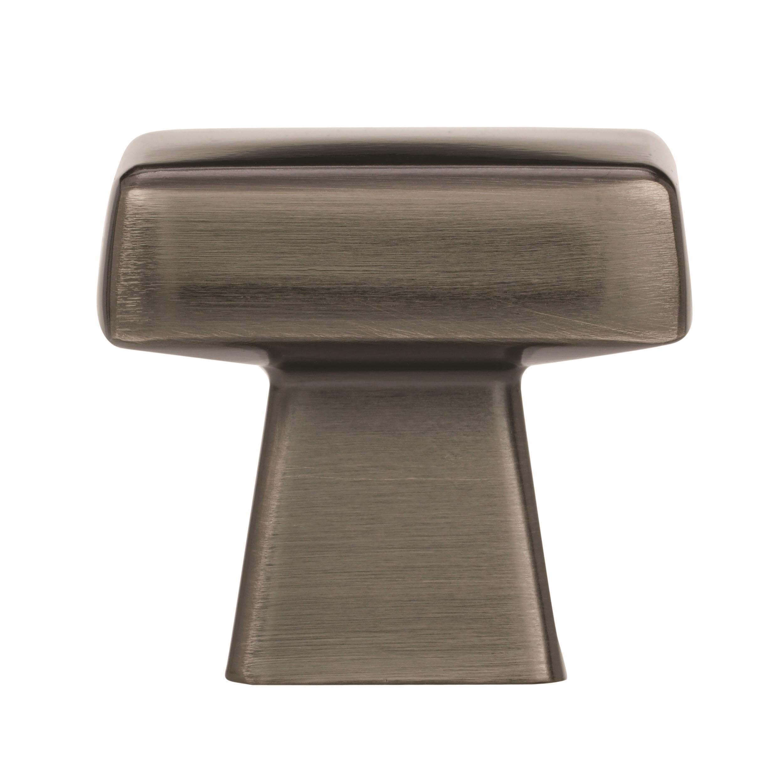 Amerock Blackrock 1-3/16 inch (30mm) Length Gunmetal Cabinet Knob