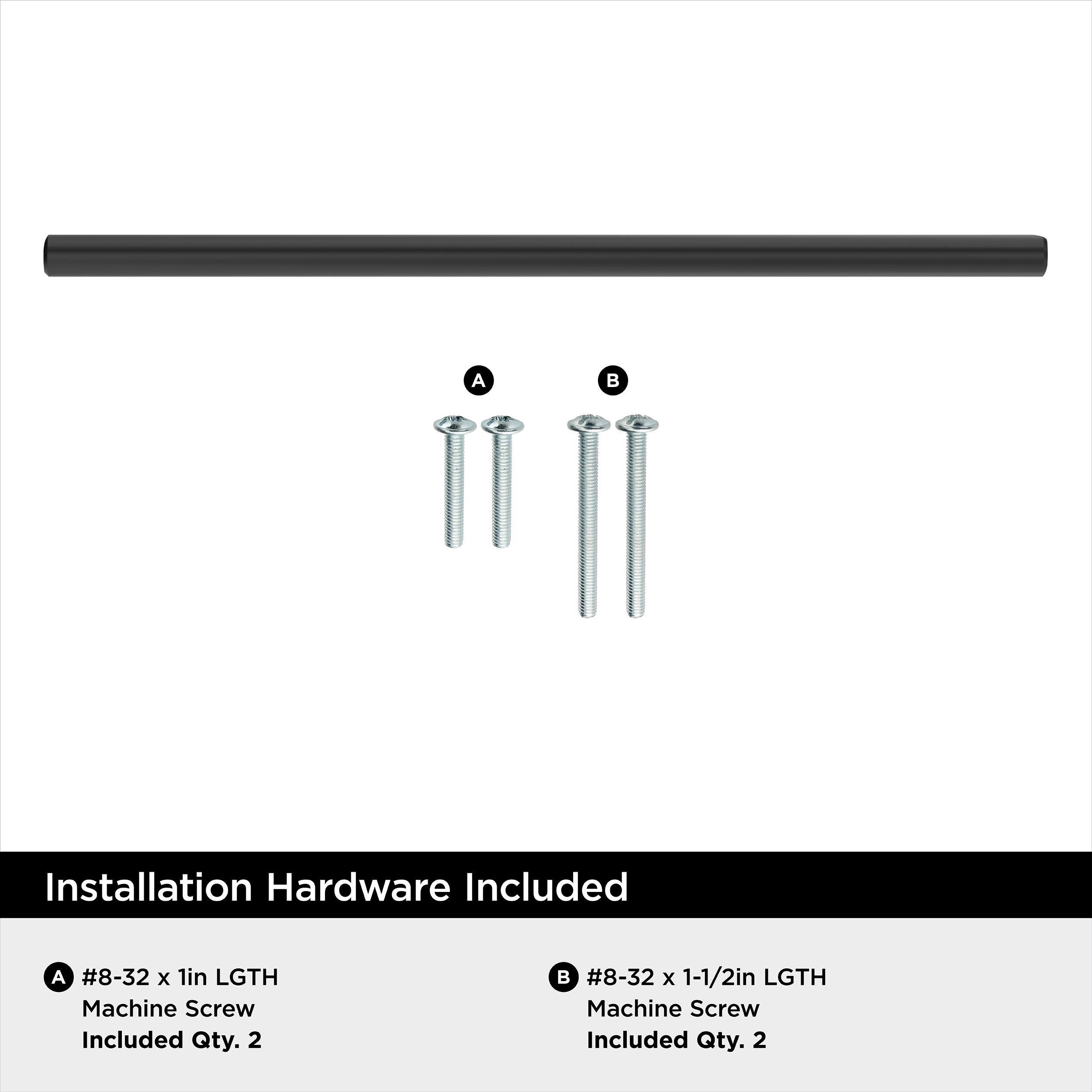 Amerock BP40521BBR Black Bronze Cabinet Pull | 8-13/16 inch (224mm) Center-to-Center Cabinet Hardware | Bar Pulls | Furniture Hardware | Drawer Pull