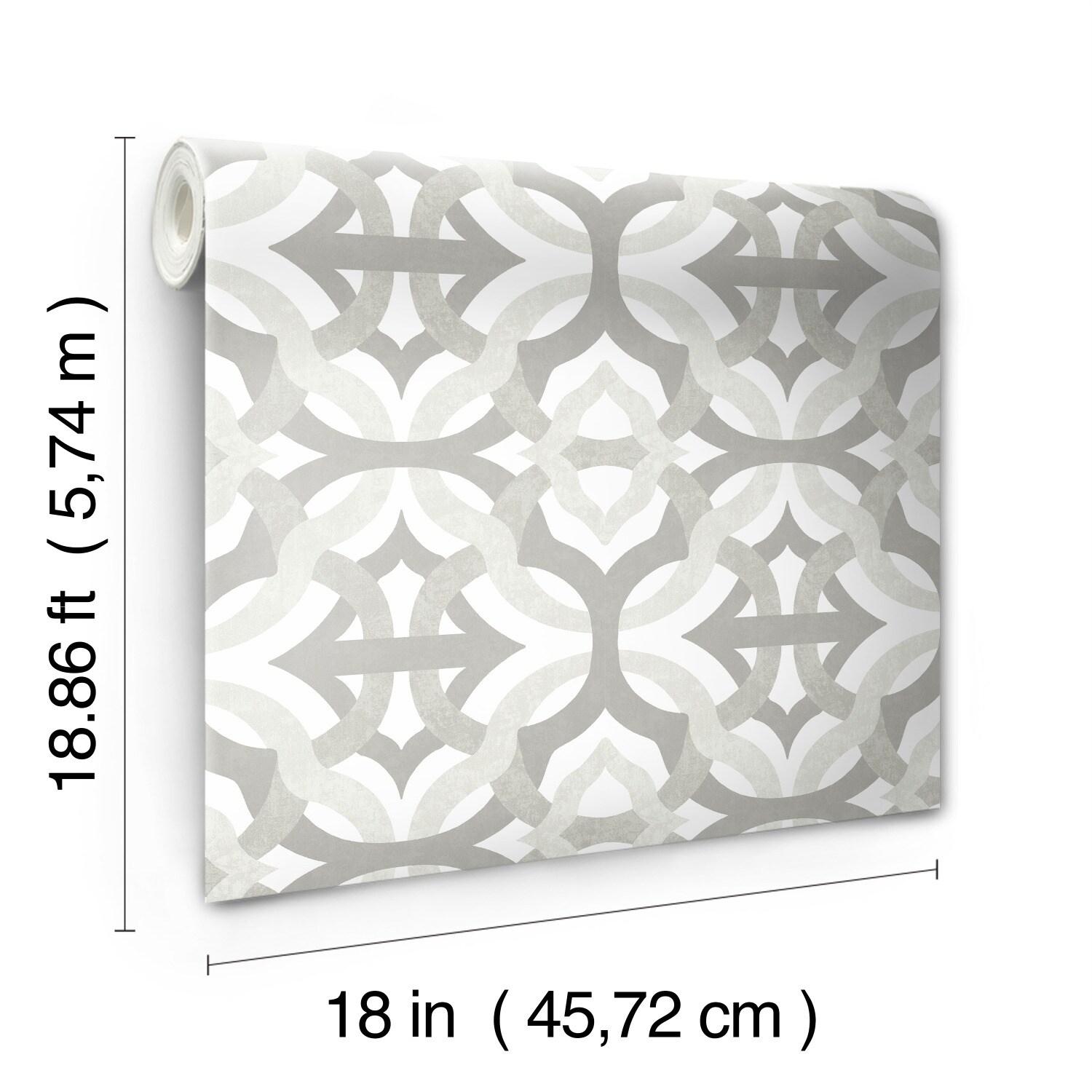 Waverly Peel & Stick Geometric Roll