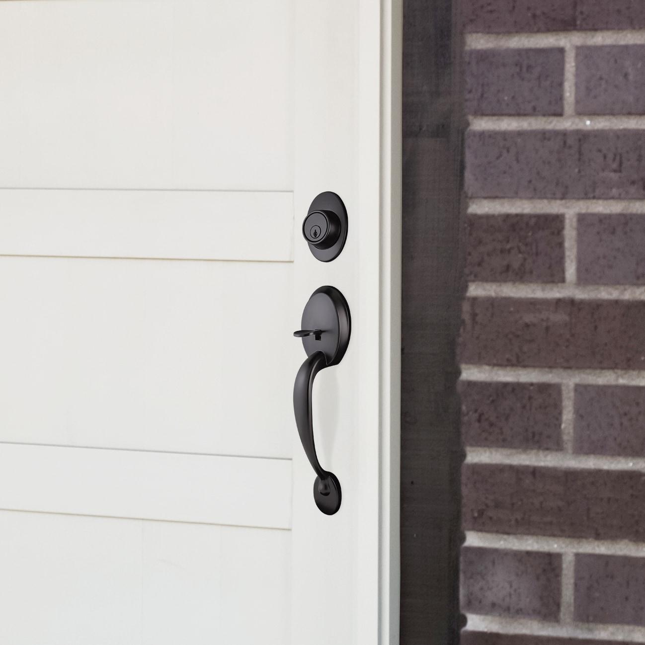 Springdale Handleset with Single Cylinder Deadbolt and Door Knob