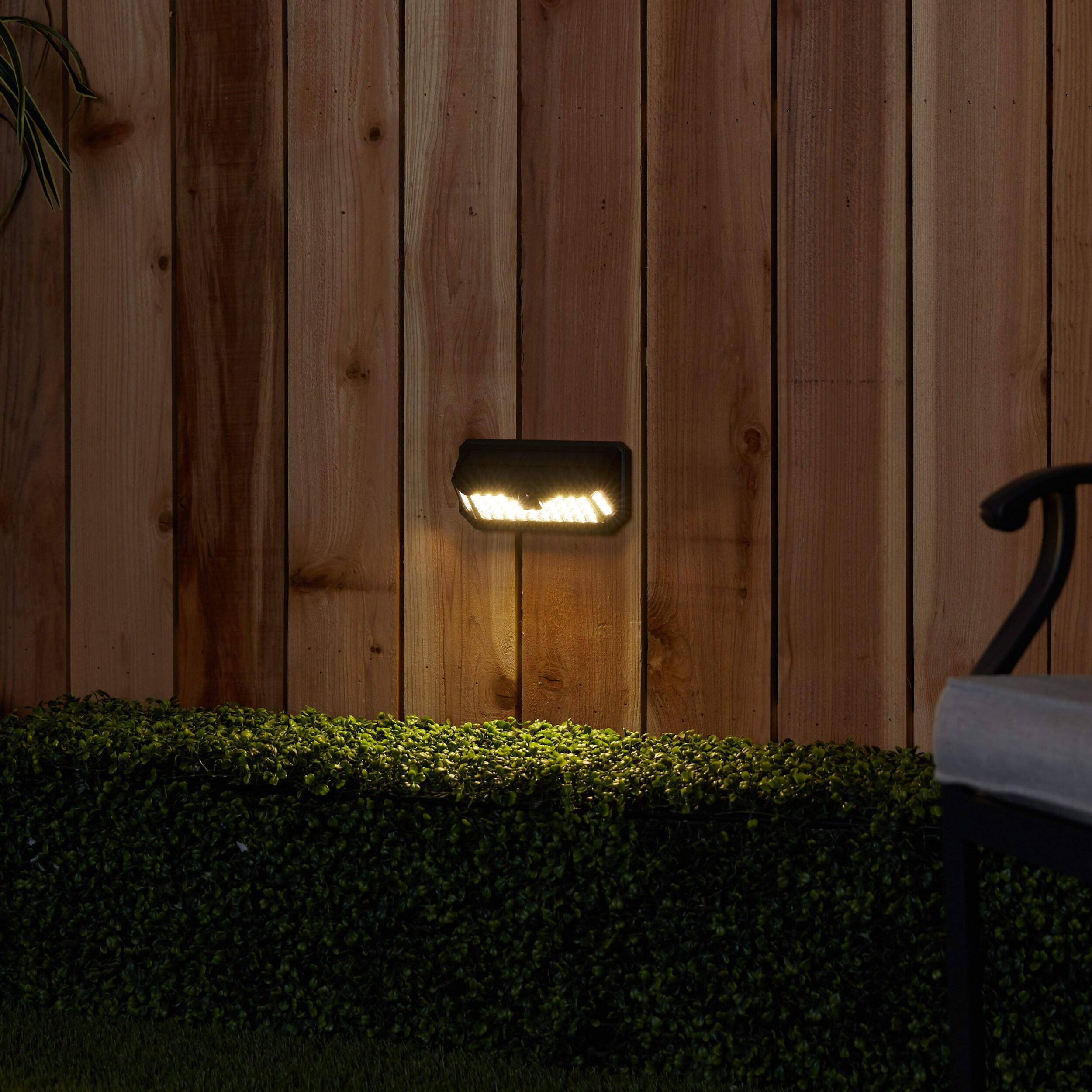 1 - Head LED Solar Powered Outdoor Security Wall Pack