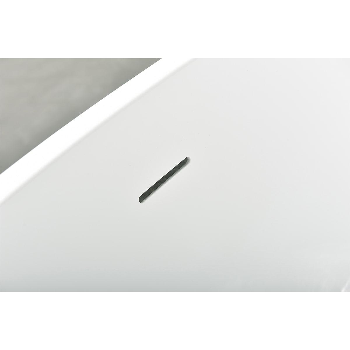 Contemporary-Modern 67'' x 32'' Freestanding Soaking Acrylic Bathtub