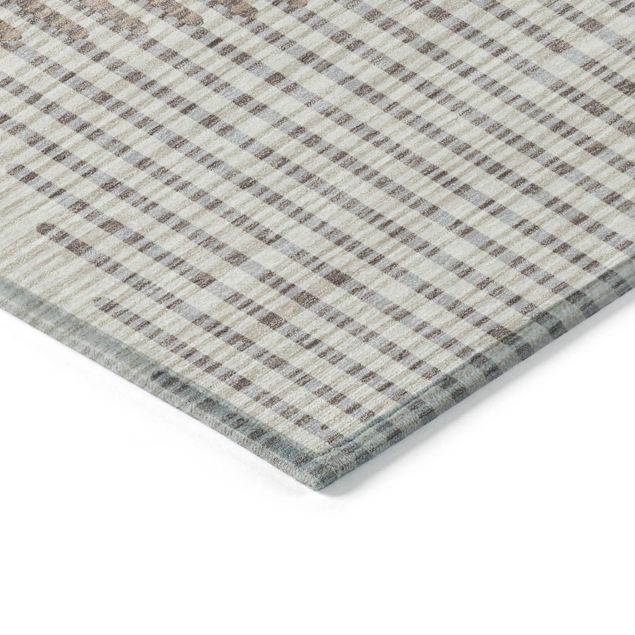 Machine Washable Indoor/Outdoor Chayden ACN1001 Beige