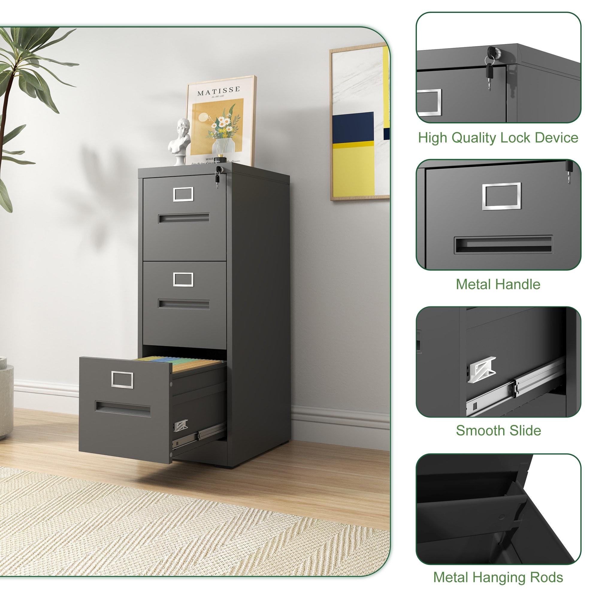 Monarch Specialties File Cabinet Rolling Mobile Storage Drawers Printer Stand Office Work Laminate Brown Contemporary Modern