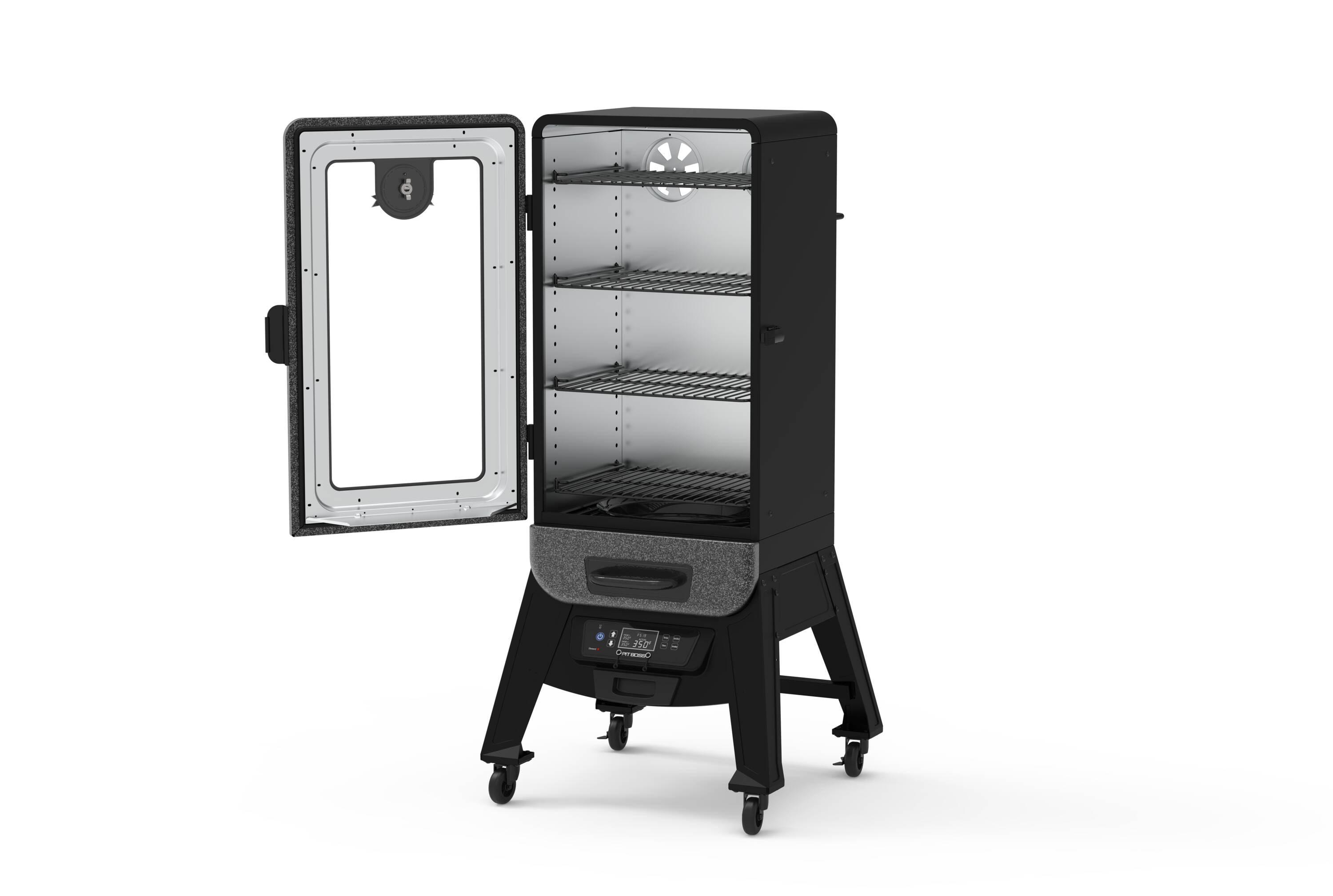 Pit Boss Pit Boss 3-Series Electric Vertical Smoker, Silver Hammertone