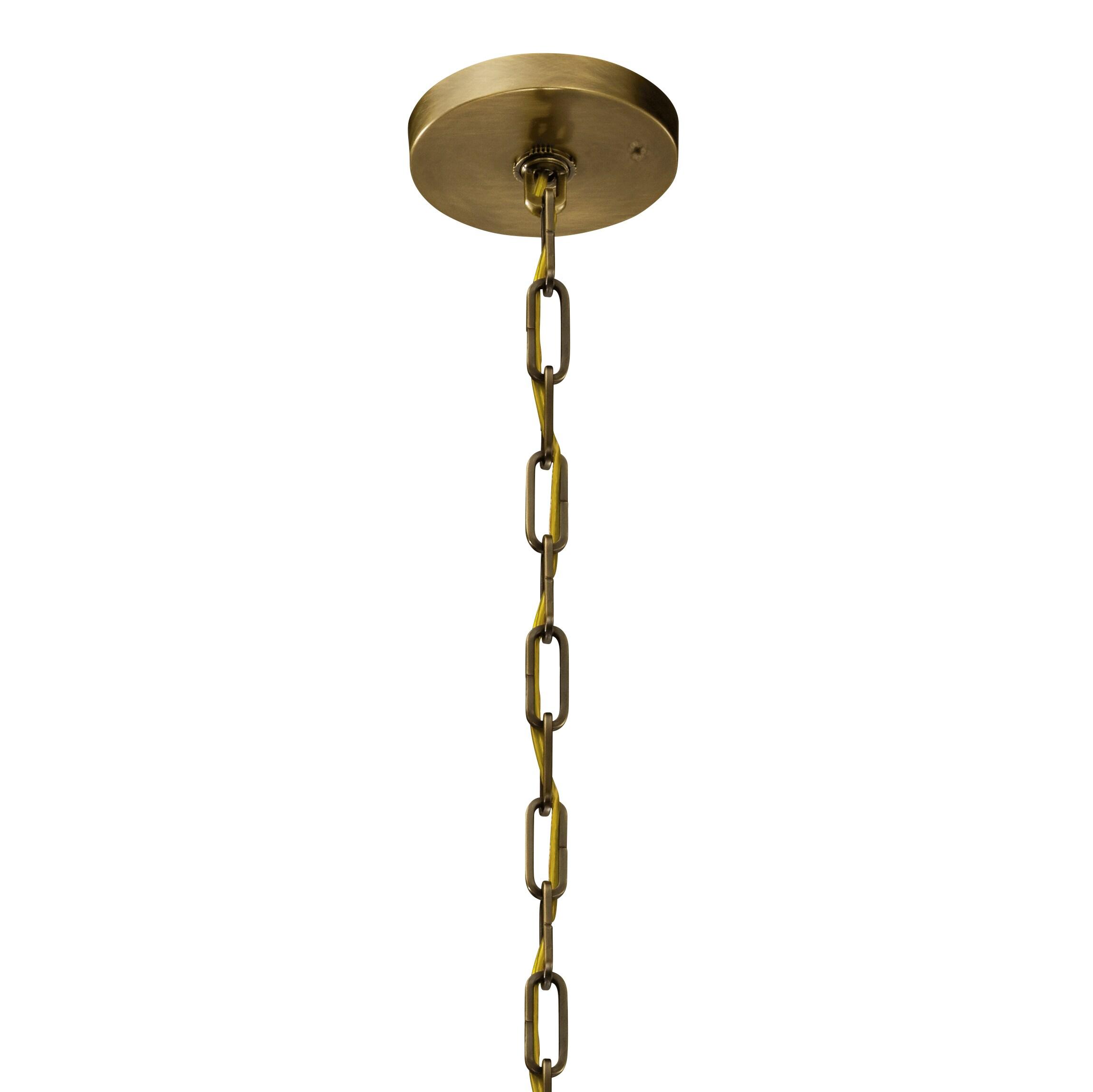Kichler Lighting Abbotswell 6 - Light Pendant in  Natural Brass