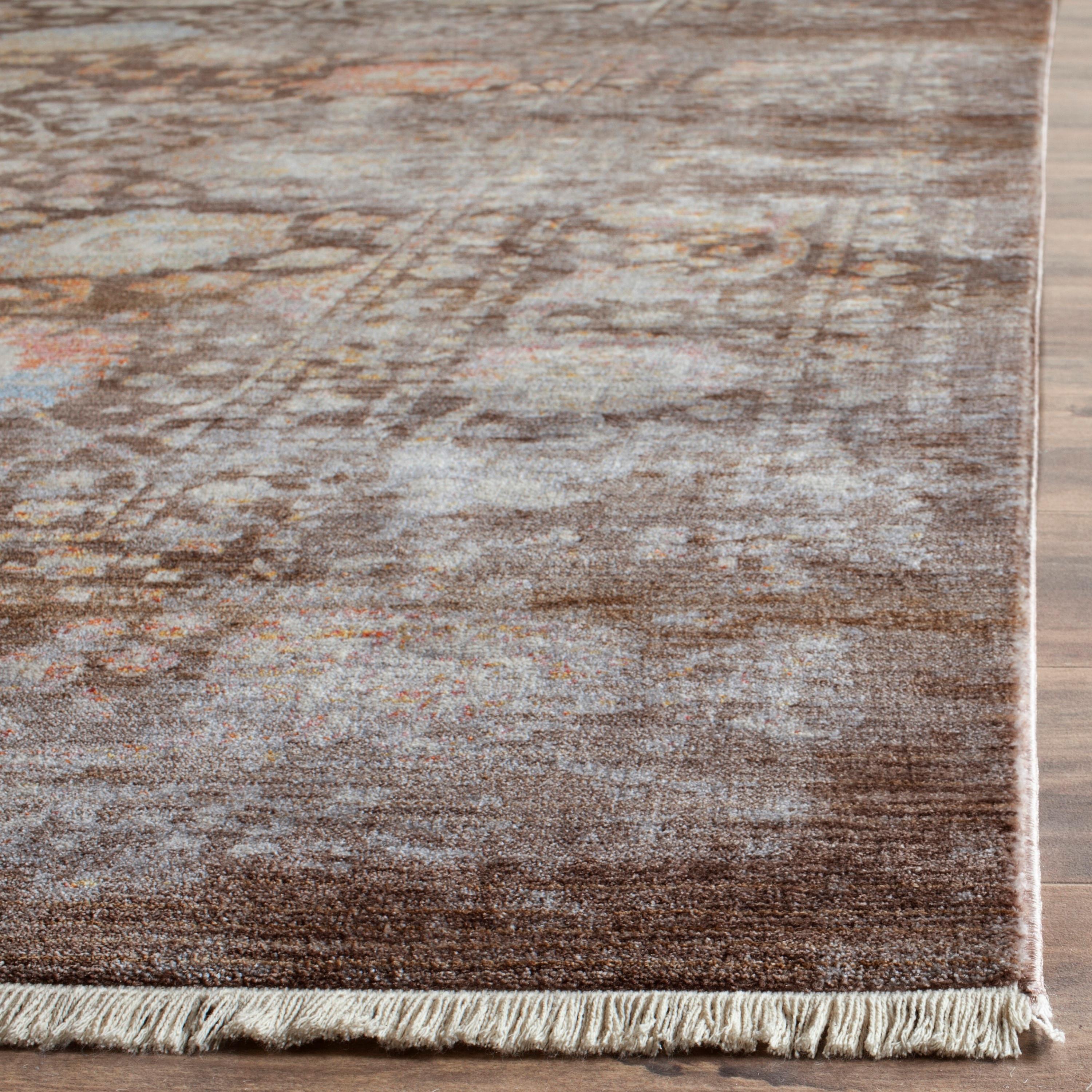 Vintage Persian VTP410 Power Loomed Indoor Area Rug - Brown/Multi - 9'x11'7" - Safavieh