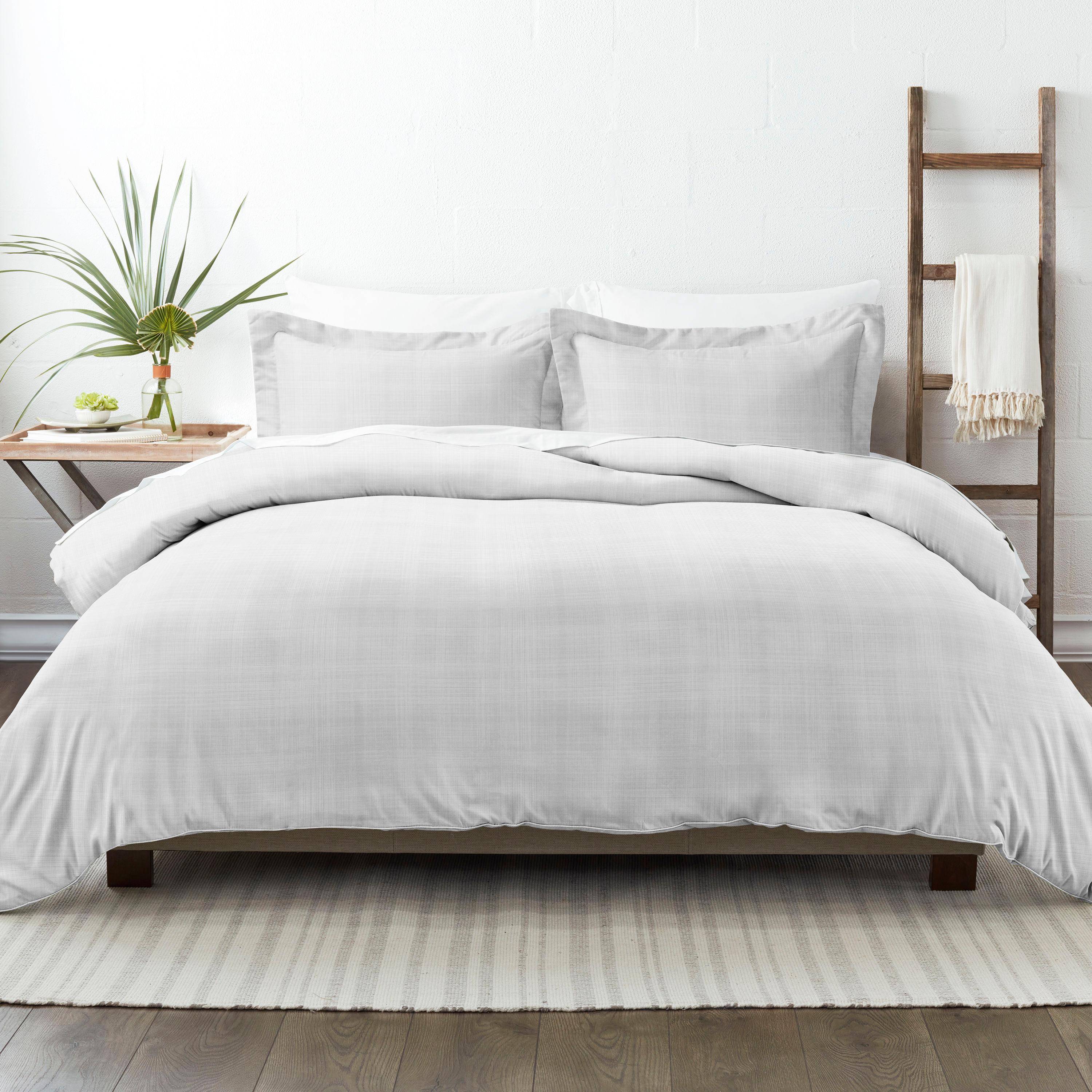 IEnjoy Home Super Soft Double Brushed Duvet Cover Set