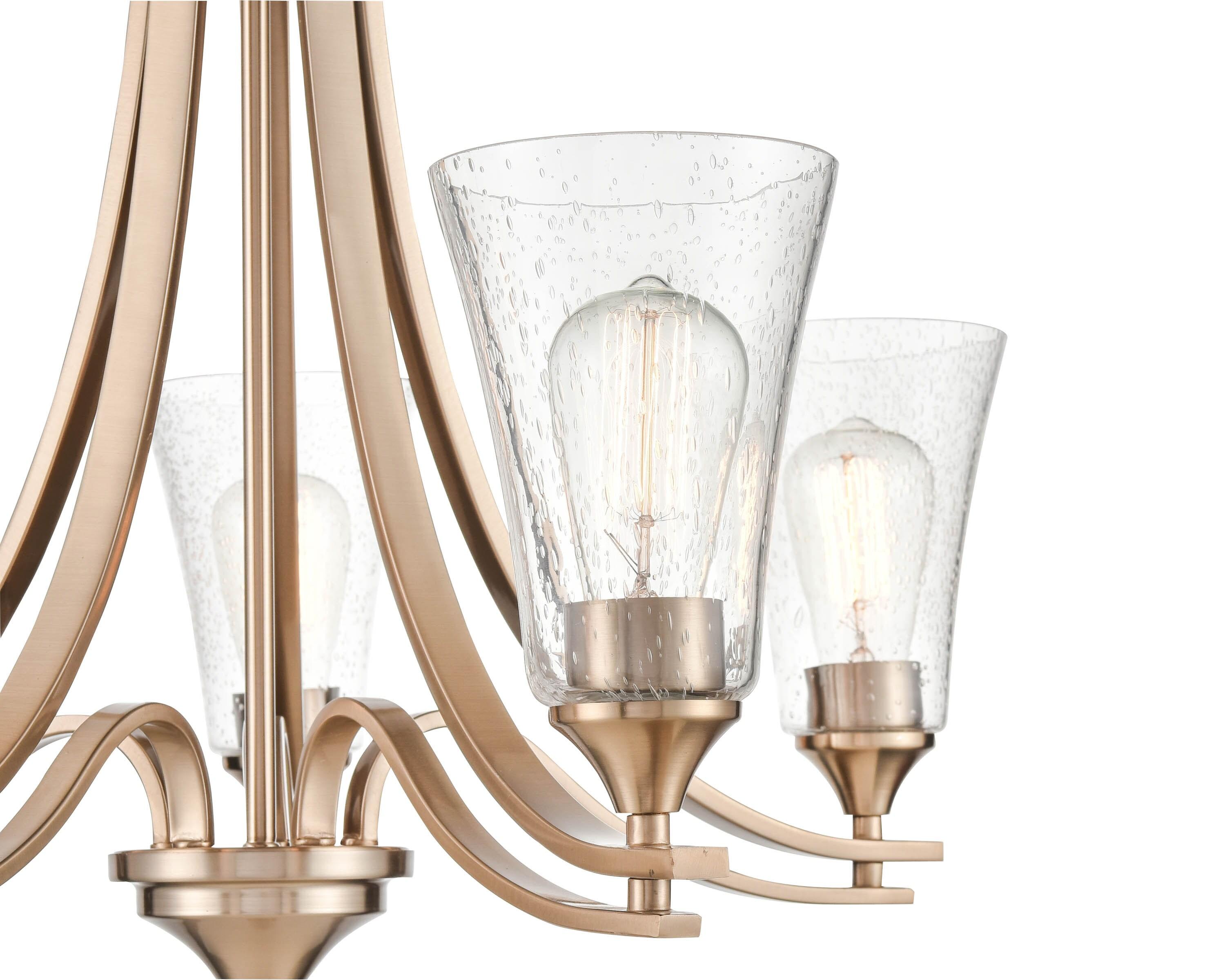 Millennium Lighting Natalie 5 - Light Chandelier in  Modern Gold