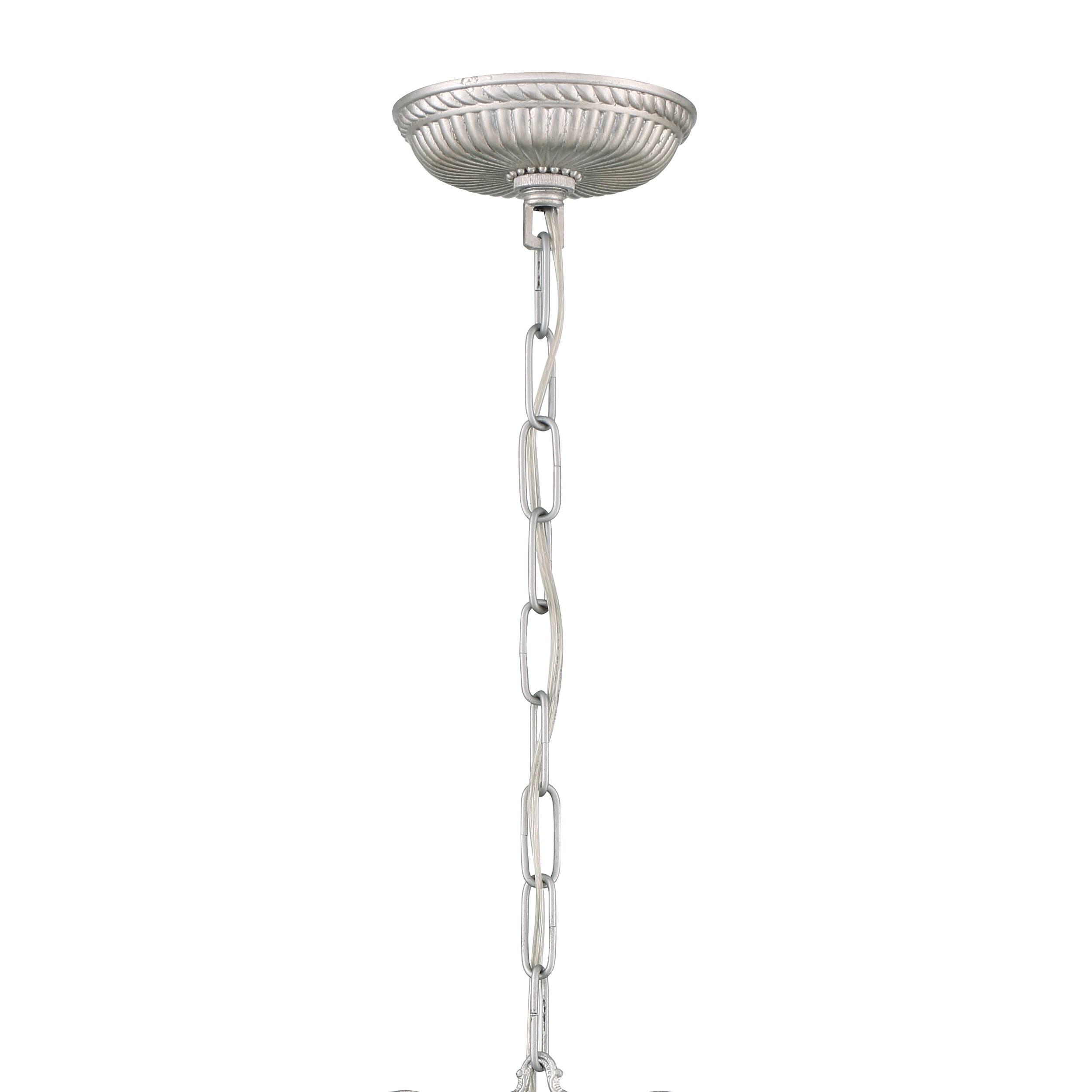 Crystorama Lighting Ashton 6 - Light Chandelier in  Olde Silver