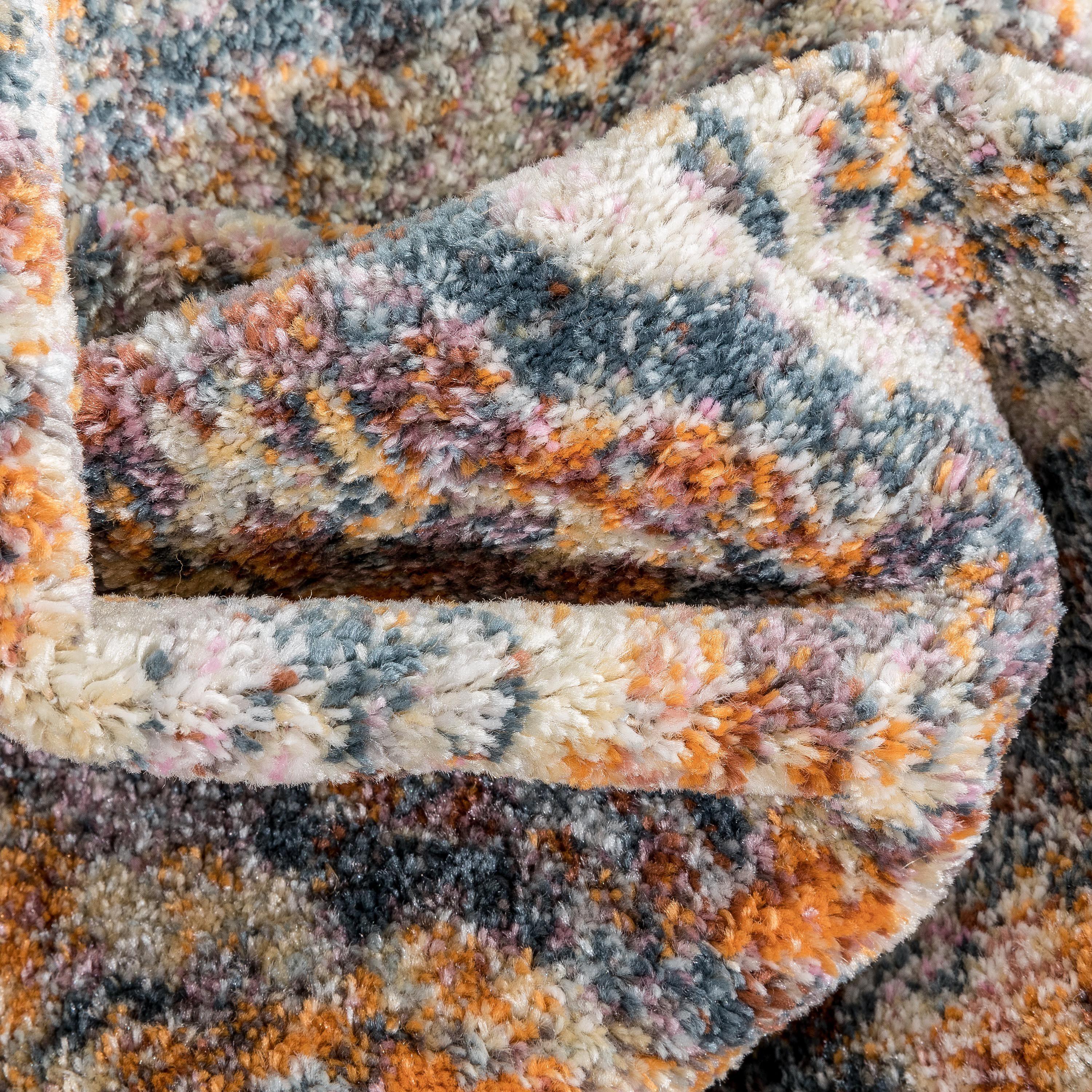 Well Woven Rodeo Oriental Area Rug, 5' x 3', Durable, Longer Lasting Rug, Global Inspired Bohemian Pattern, Super Soft Pile