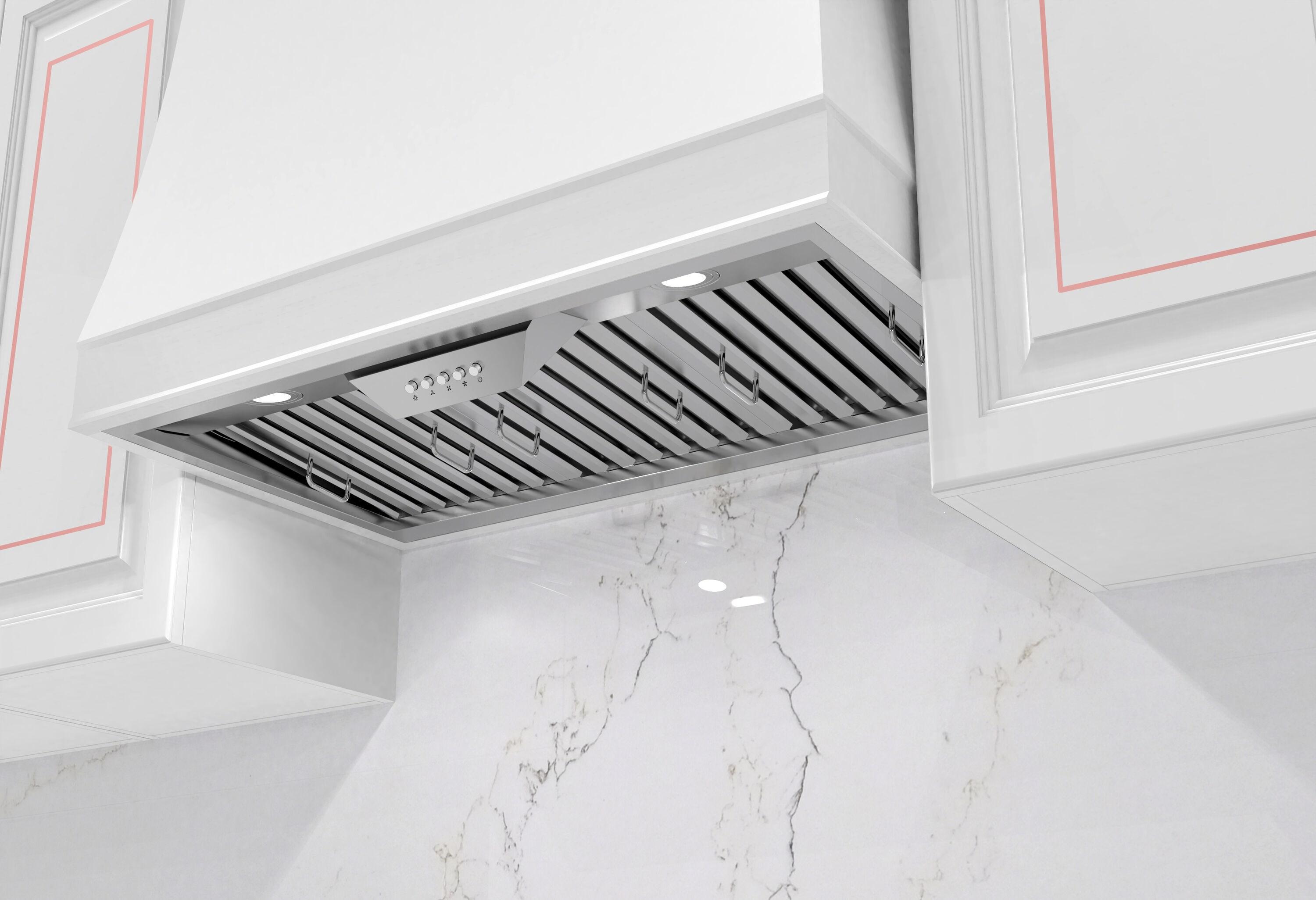 36" 500 CFM Insert Range Hood in Stainless Steel