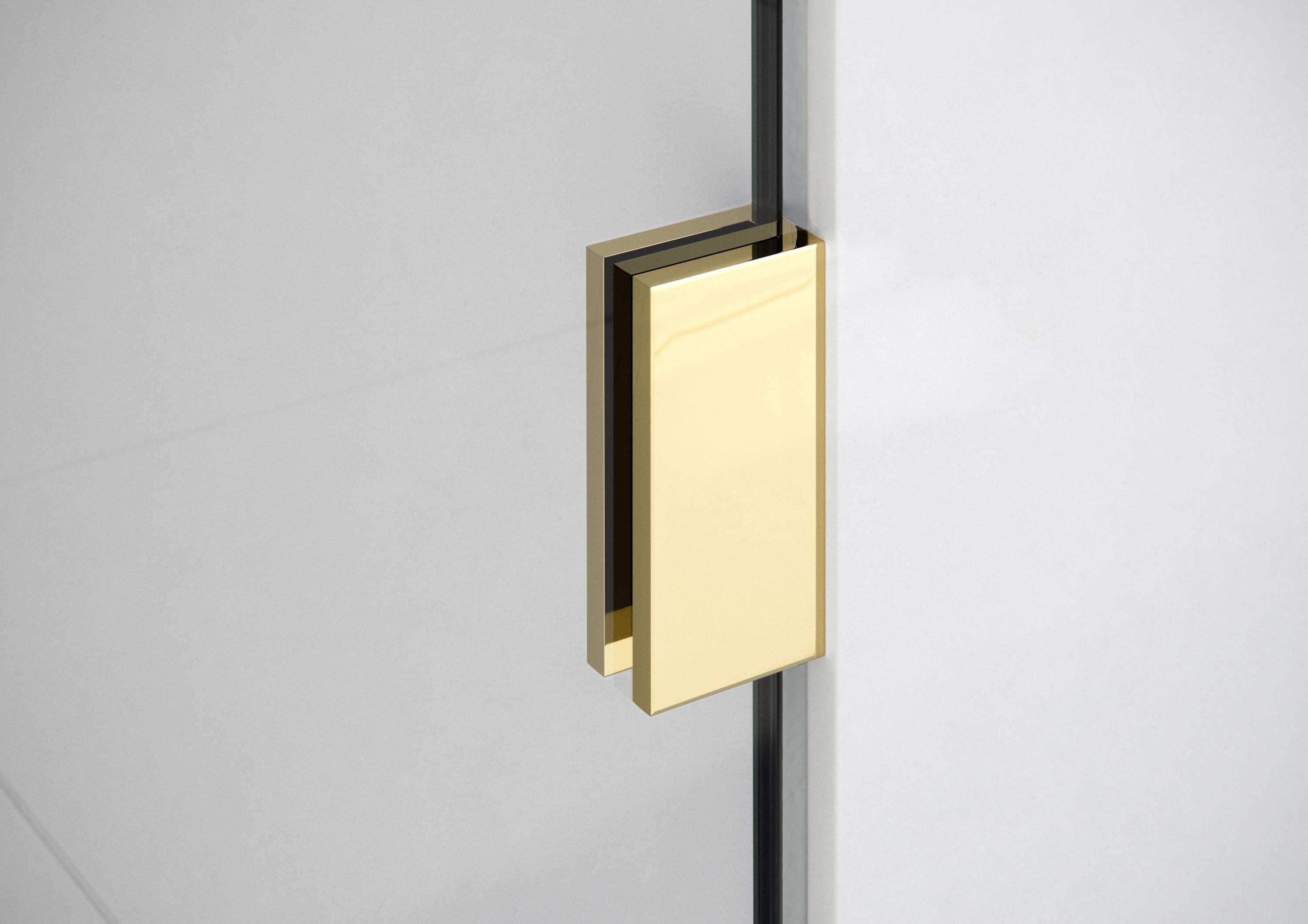 Illume 57.5 in. x 78 in. Fully Frameless Wall Hinge Shower Door