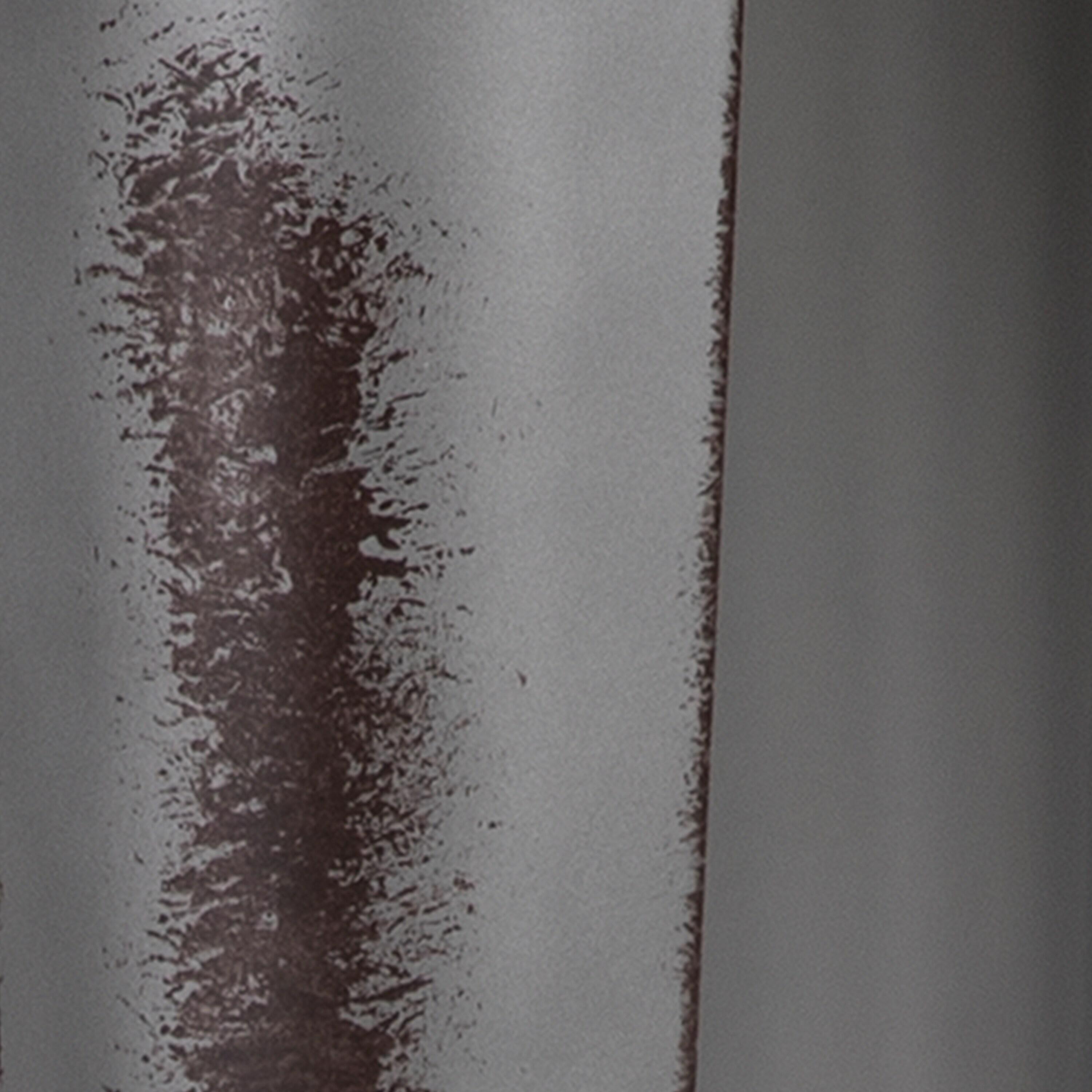 Flash Furniture Commercial Grade 24" High Distressed Silver Gray Metal Indoor-Outdoor Counter Height Stool with Back