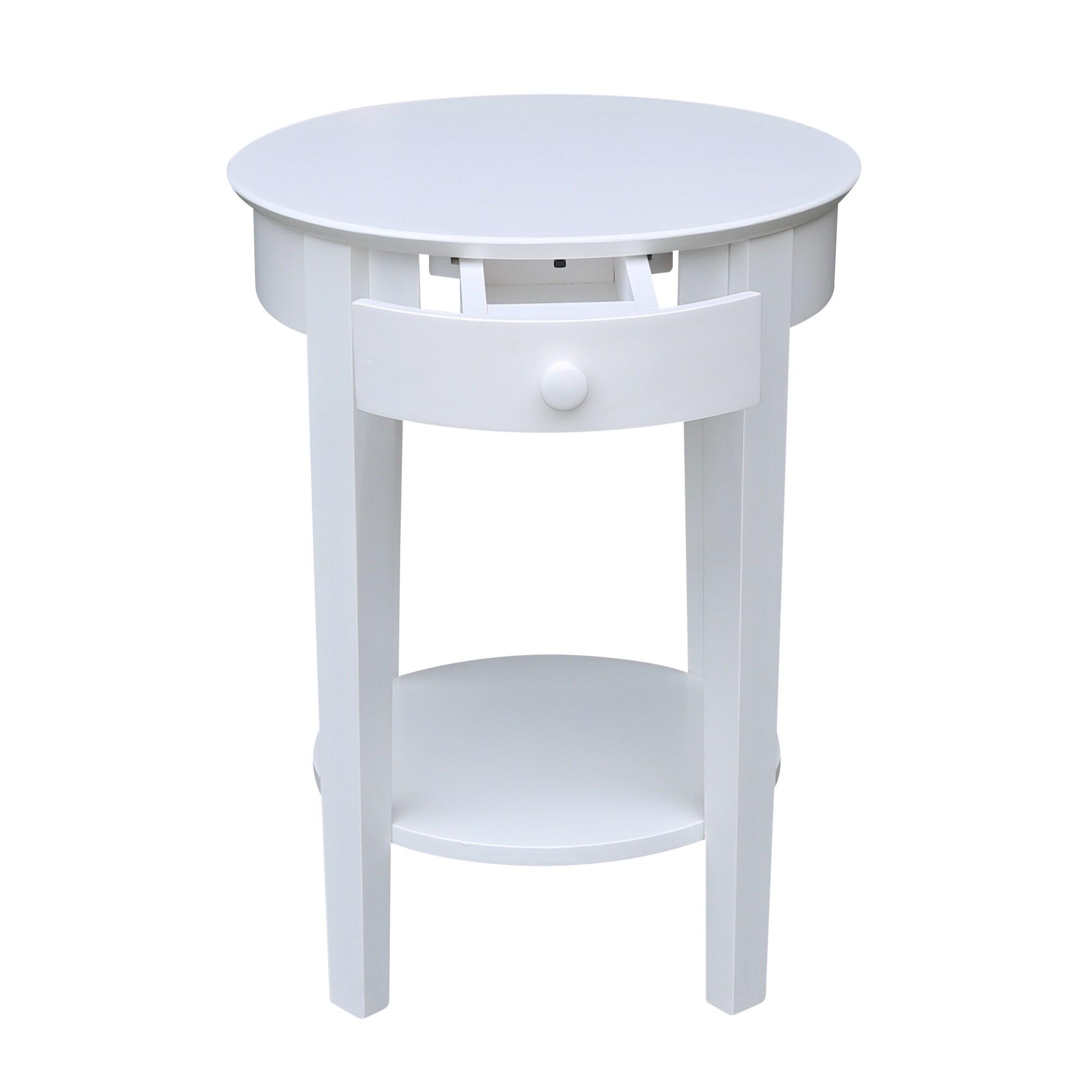 International Concepts Phillips Accent Table with Drawer