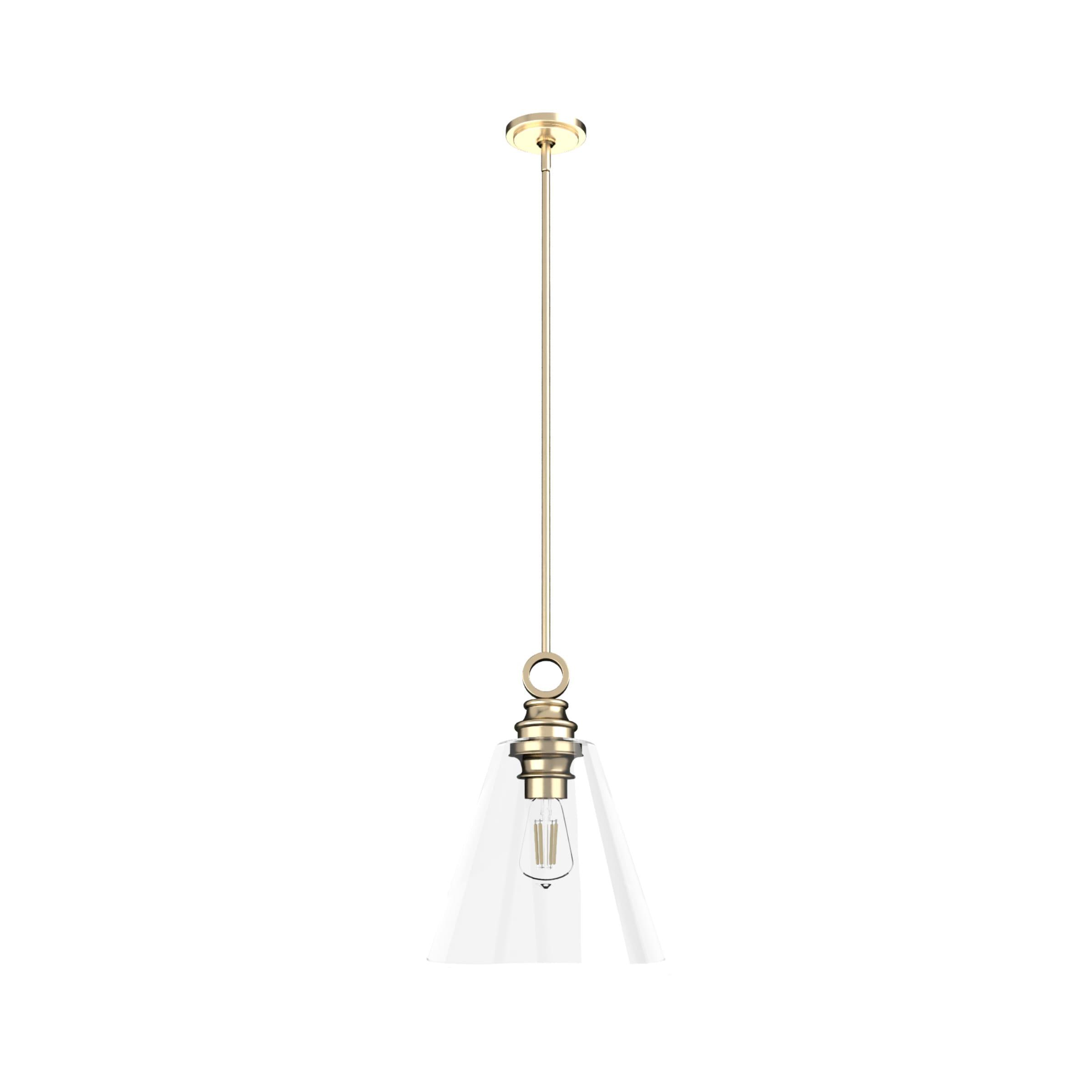 Hunter Fan Klein 1 Light Glass Cone Pendant
