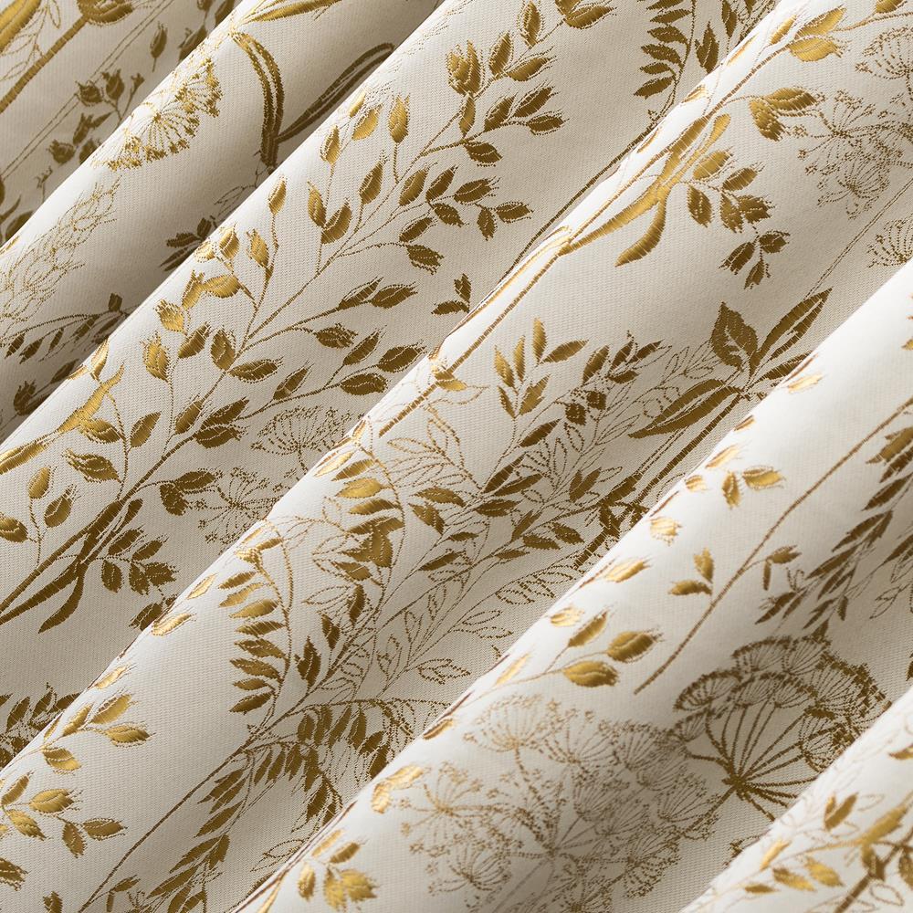 Scott Living Scott Living Aubry Shimmering Floral 100% Blackout Back Tab Curtain Panel