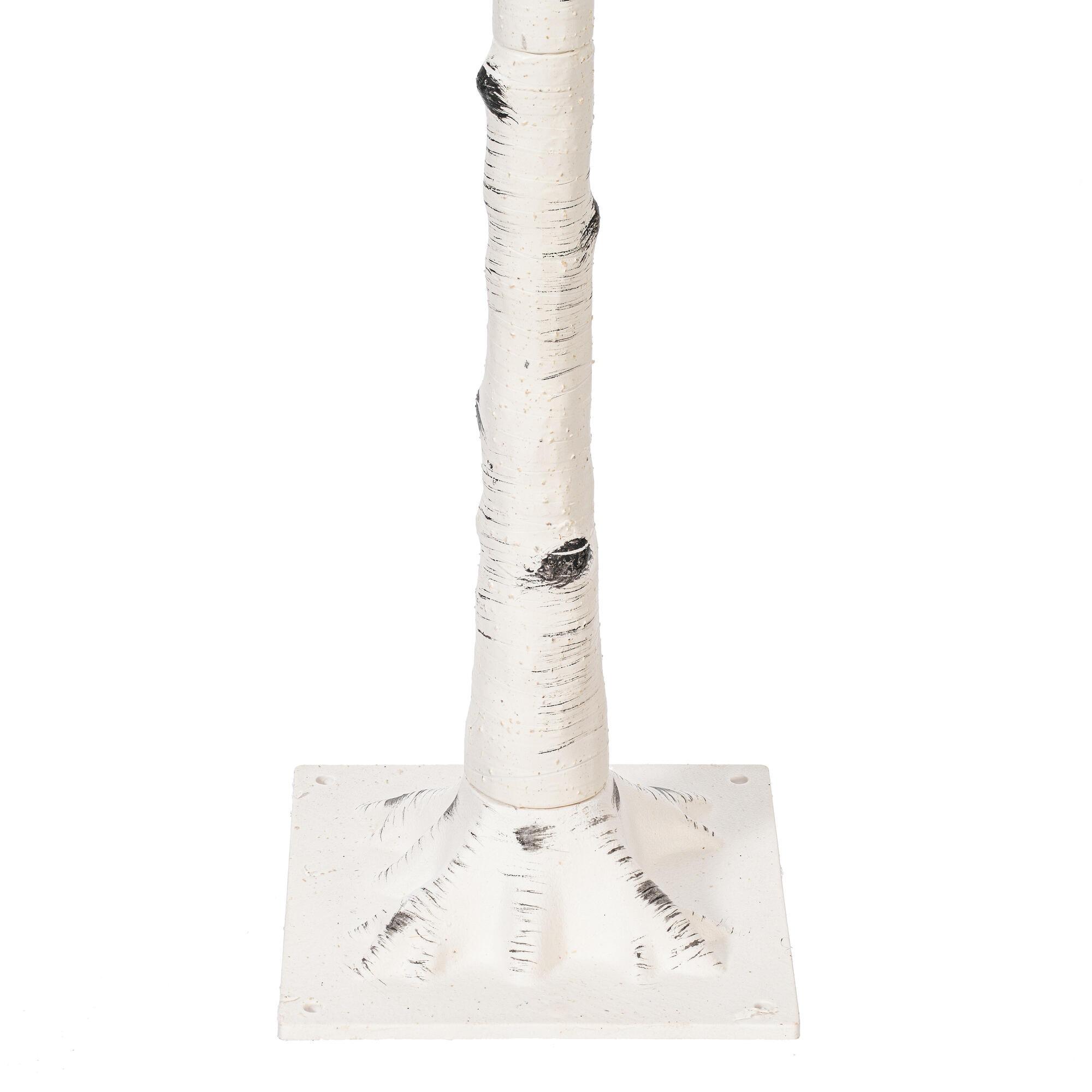 Vickerman 4' White Birch Twig Tree, Warm White 3mm Wide Angle LED lights.