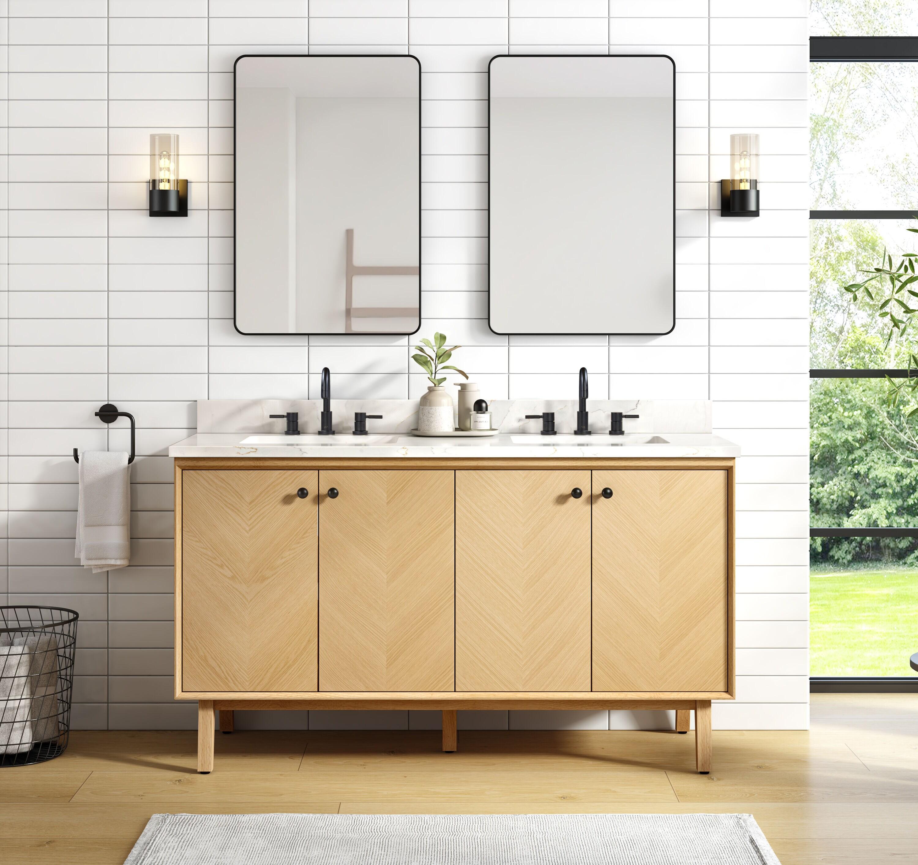 Adele 60'' Double Bathroom Vanity Base Only