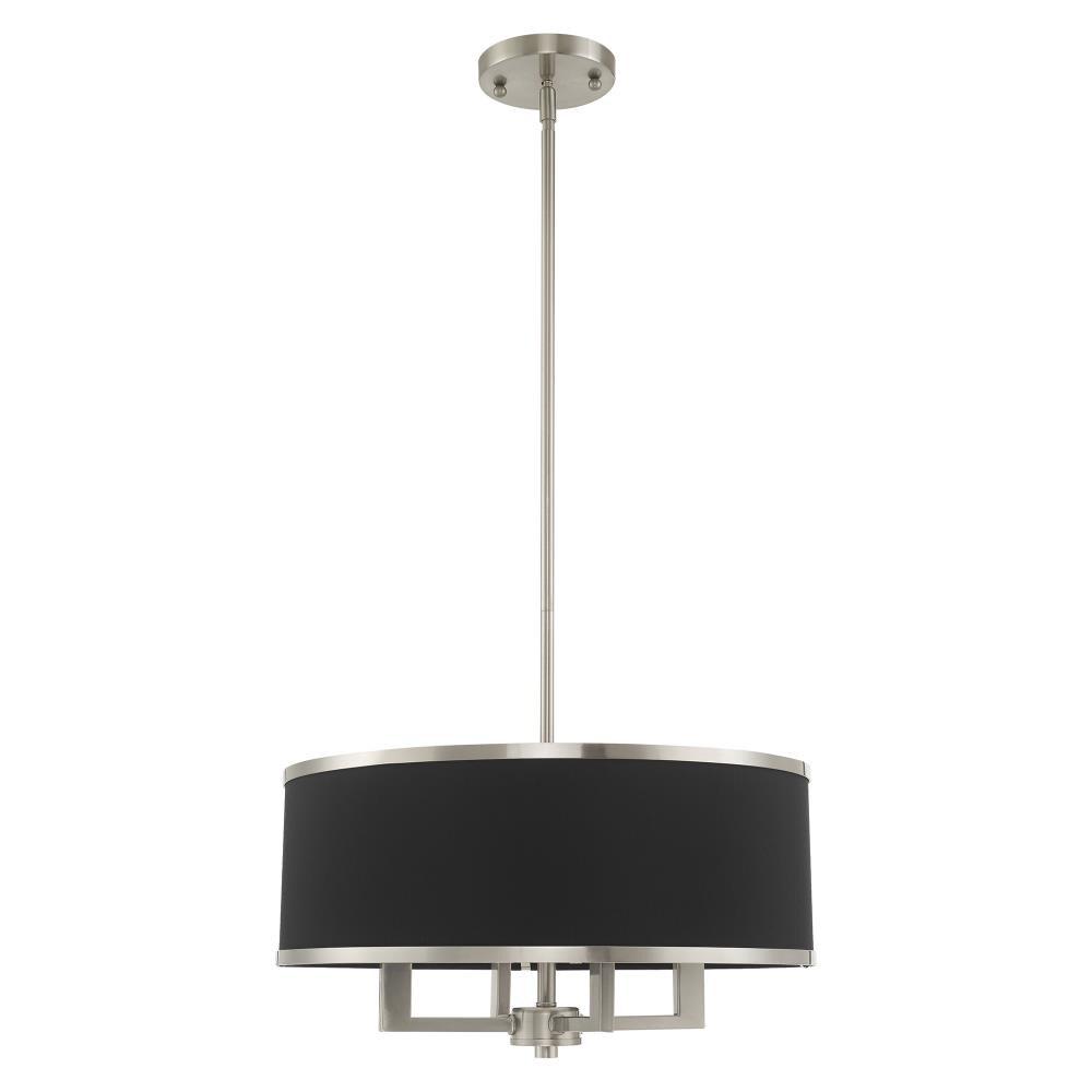 Livex Lighting Park Ridge 4 - Light Chandelier in  Brushed Nickel