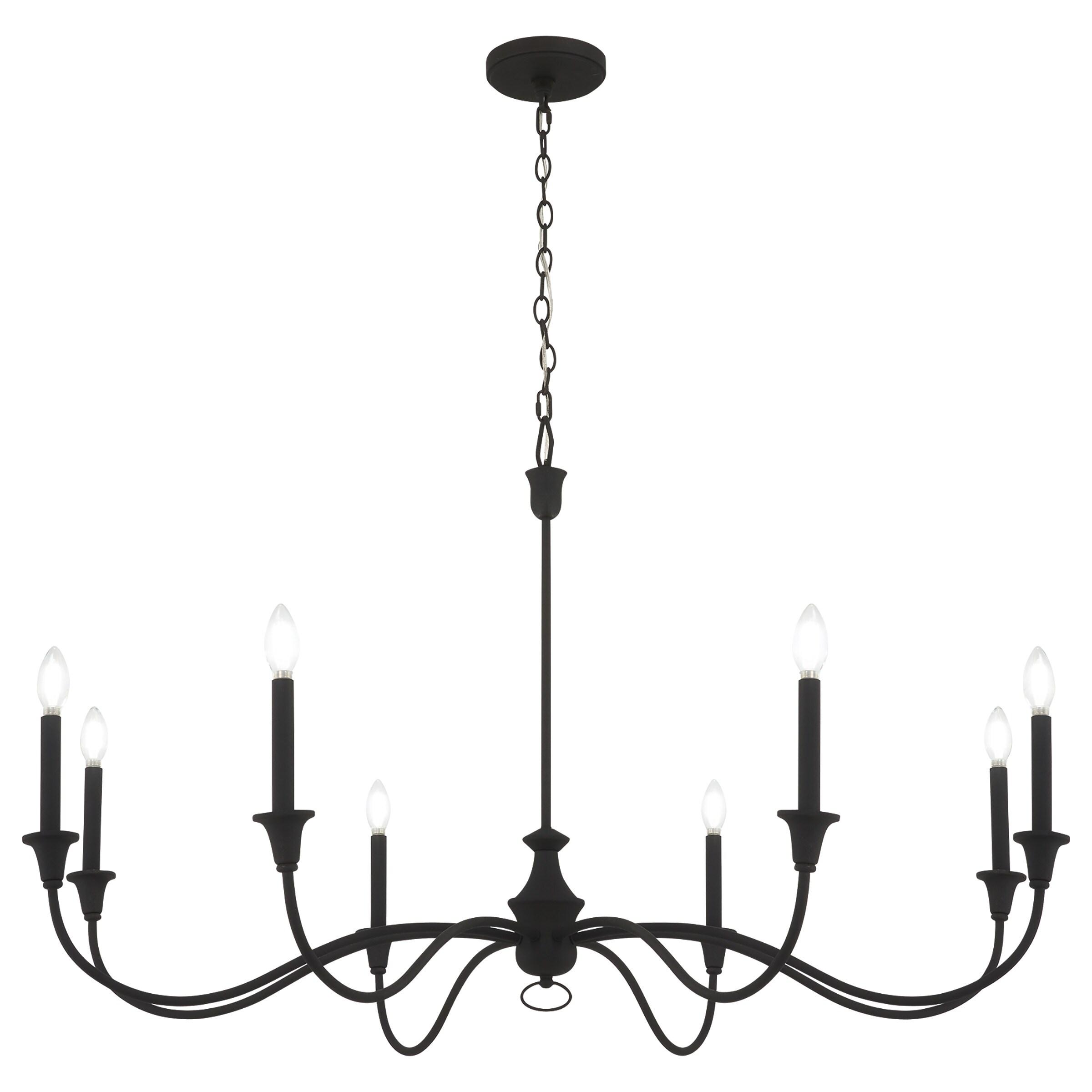 8 Light Chandelier-31.25 Inches Tall And 48 Inches Wide     -Traditional Installation Minka Lavery 6258-076