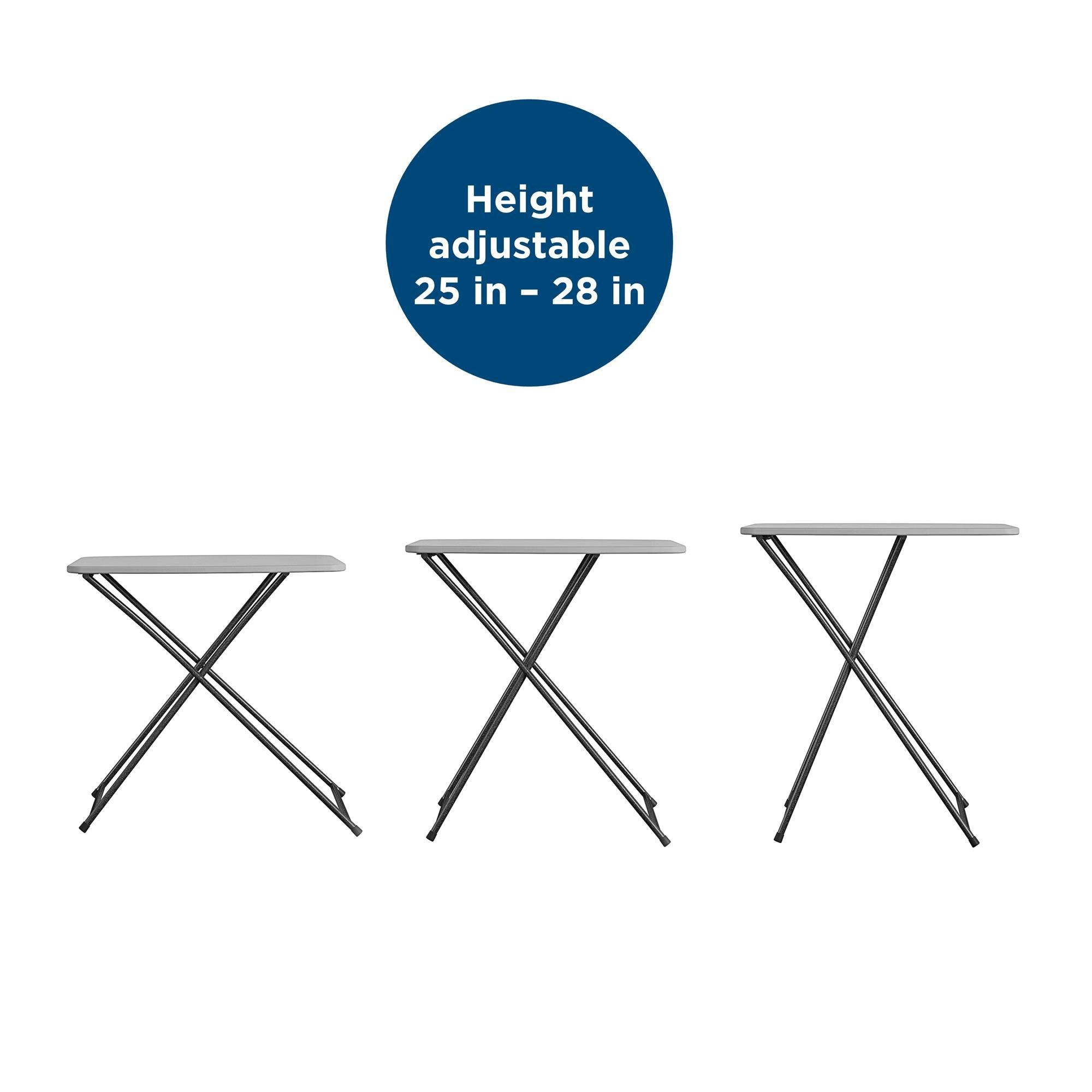 COSCO COSCO Personal Folding Activity Tables, Multi-Purpose, Adjustable Height (Set of 2)