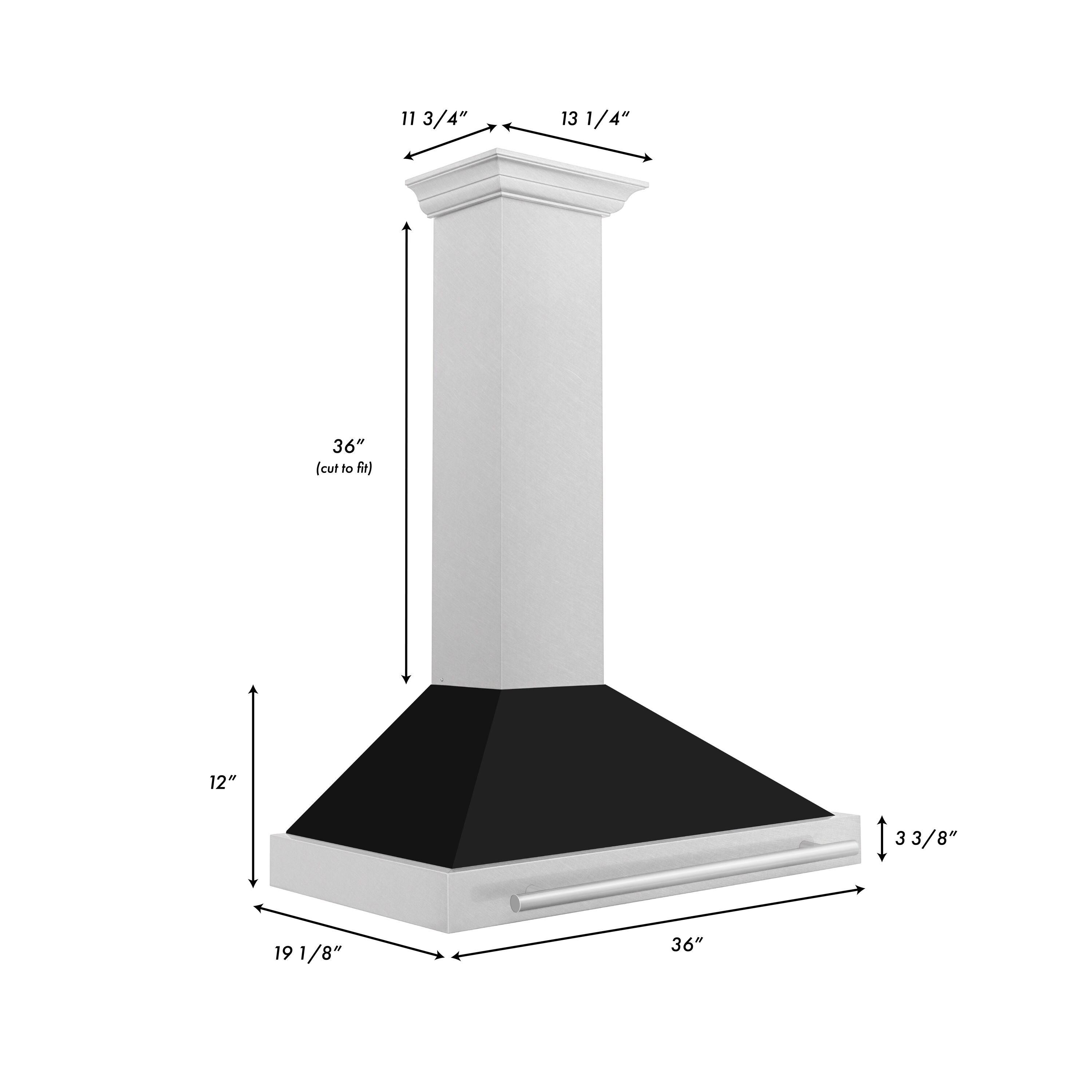 ZLINE 36" Fingerprint Resistant Stainless Steel Range Hood