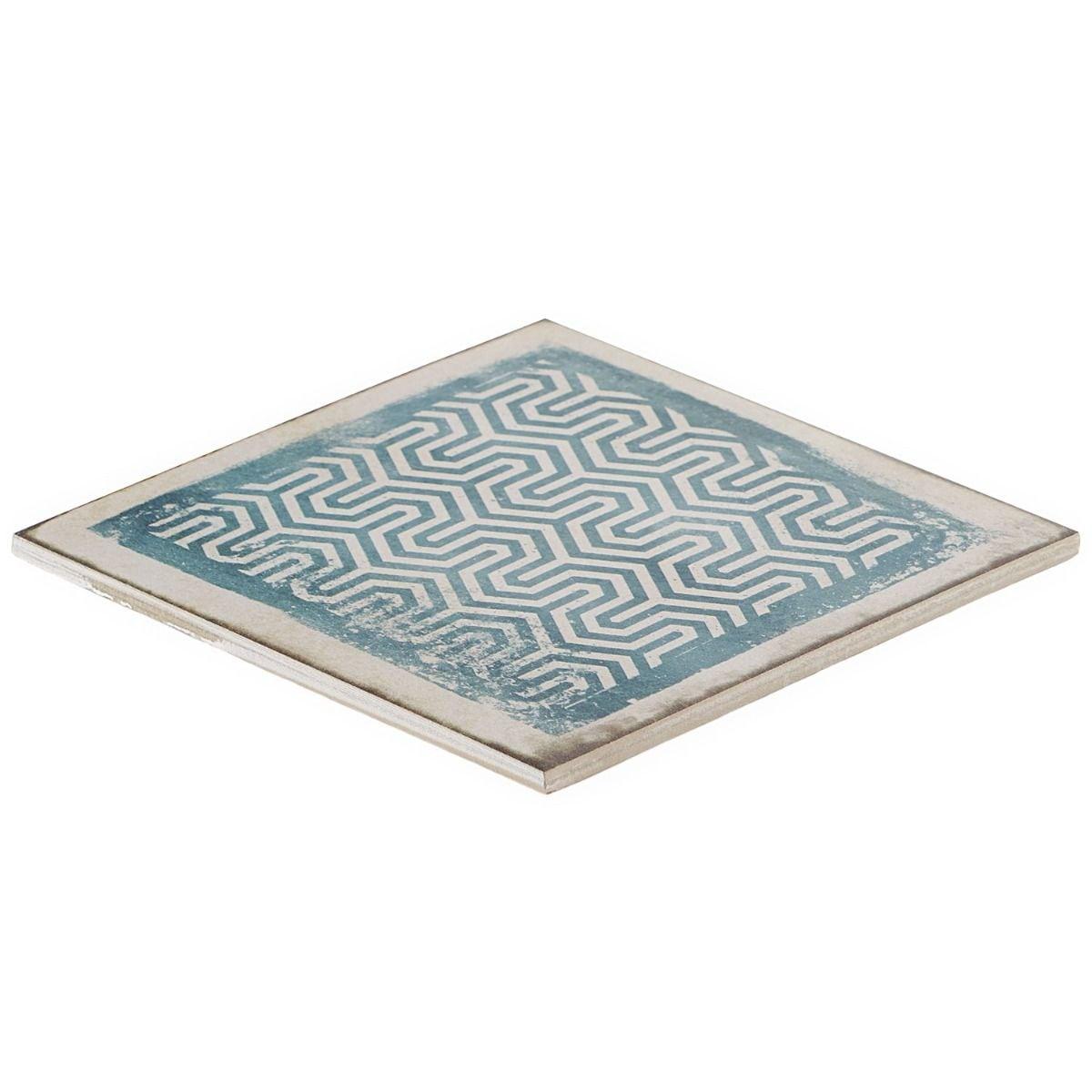 Bond Tile 8" x 8" Encaustic Patterned Look Wall & Floor Tile