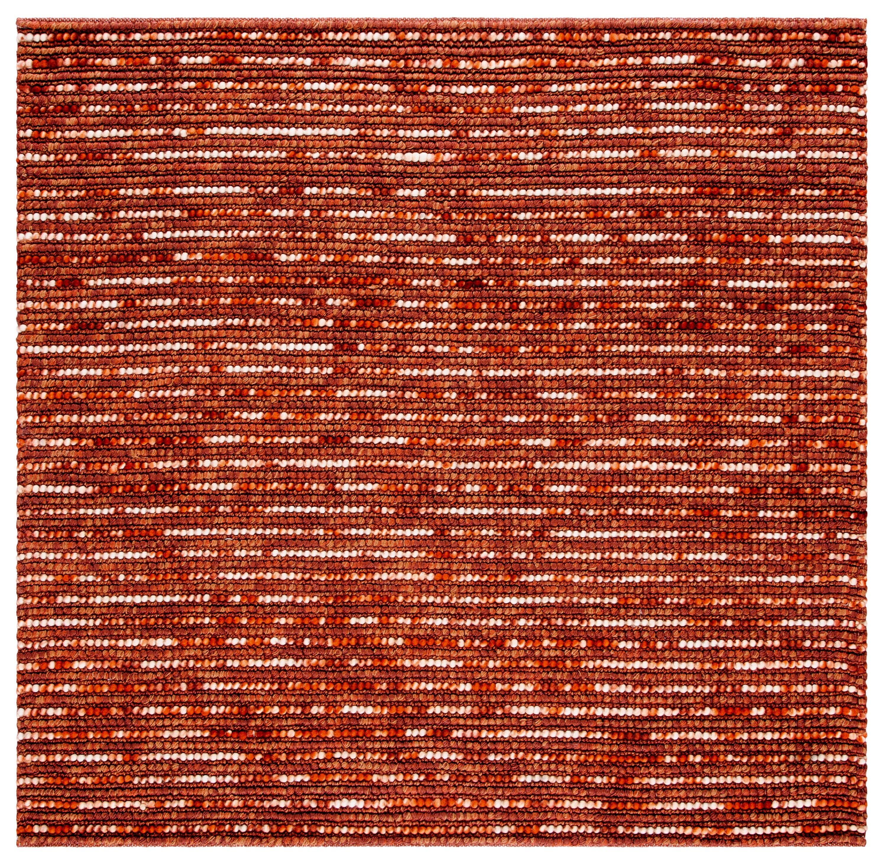 Bohemian BOH525 Hand Woven Area Rug - Rust/Multi - 6'x6' - Safavieh.