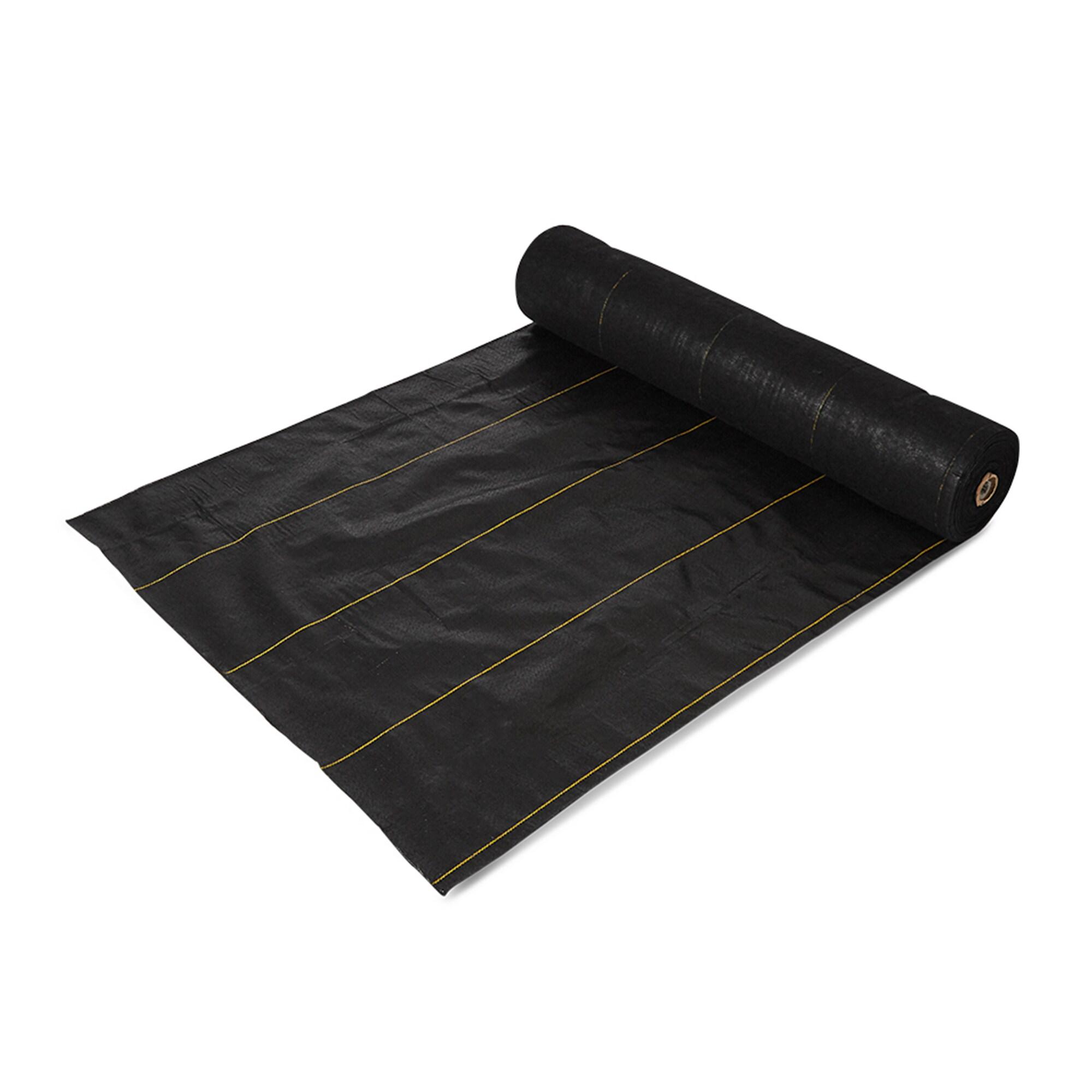 DeWitt P4 4 x 250 Feet Commercial and Home Garden Landscape Weed Block Barrier, Ideal as Fabric for Yards, Grounding Sheets, Fake Rock, or Floor Mat