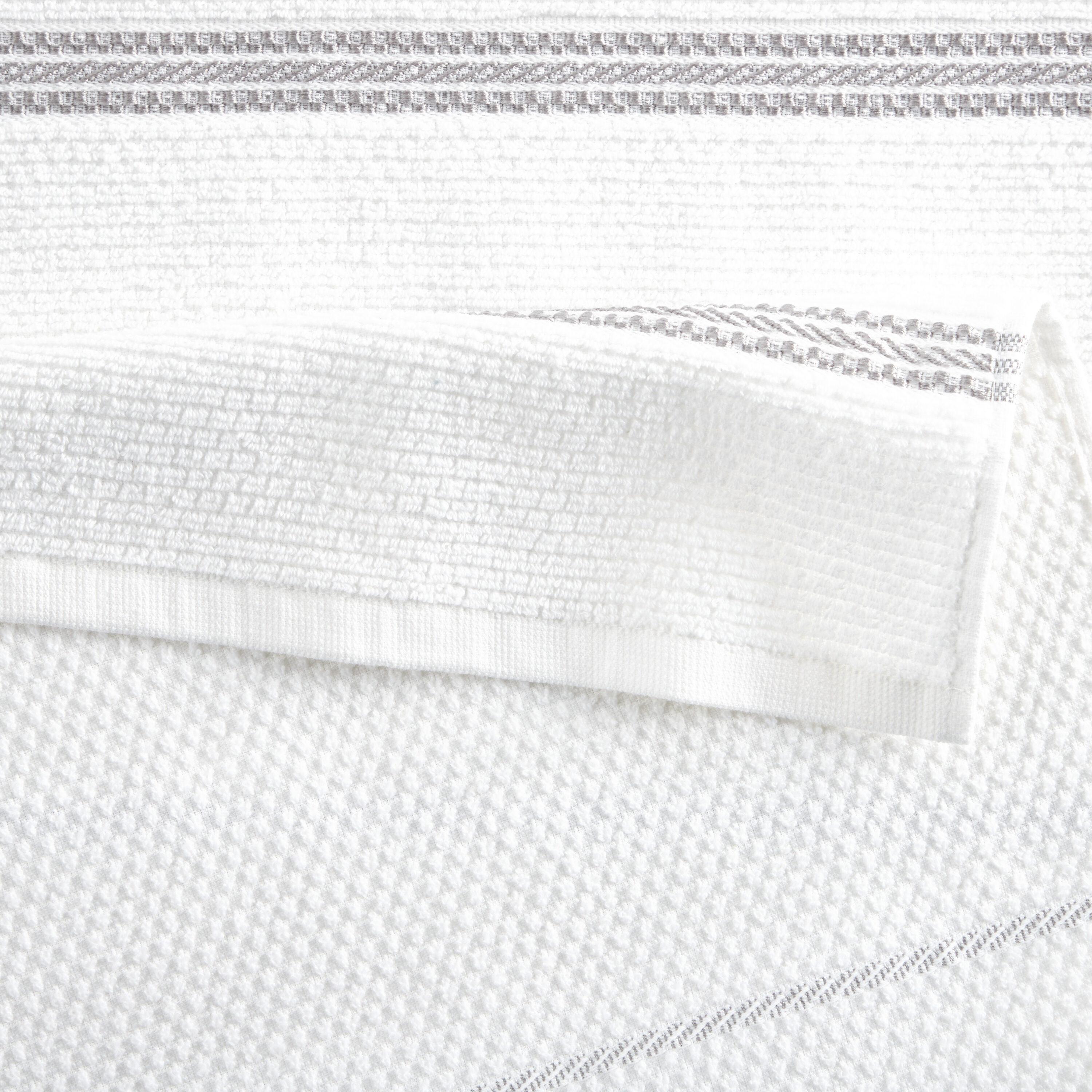 Martha Stewart Martha Stewart Modern Waffle Kitchen Towel Set 6-Pack, Linen, 16"x28" (Set of 6)