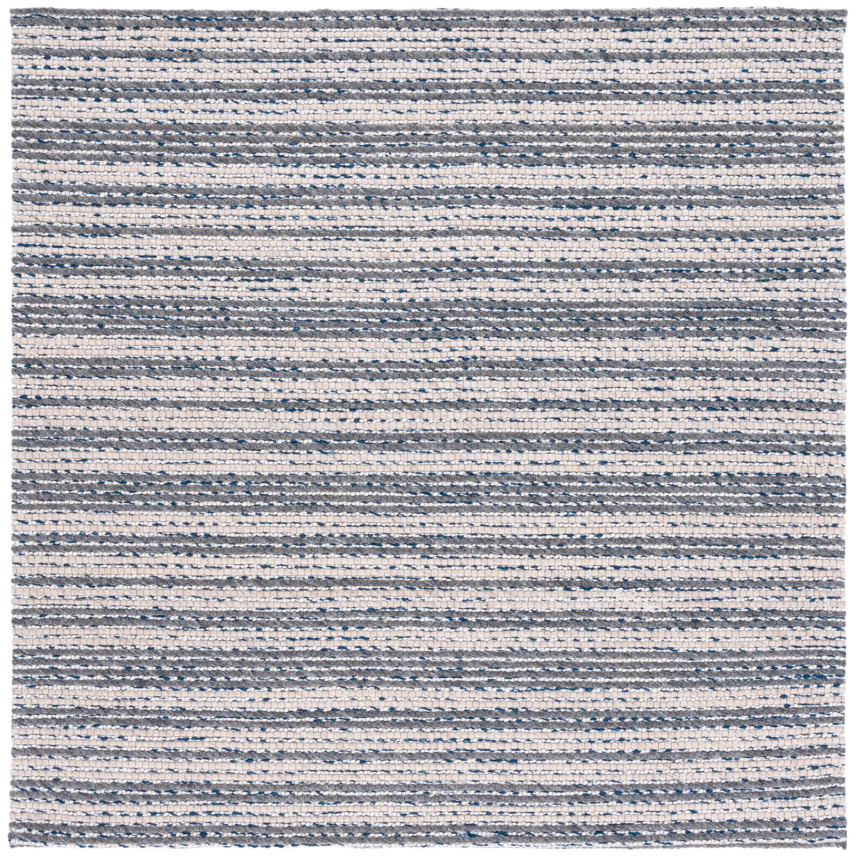 Marbella MRB305 Hand Woven Area Rug - Ivory/Grey - 6'x6' - Safavieh.