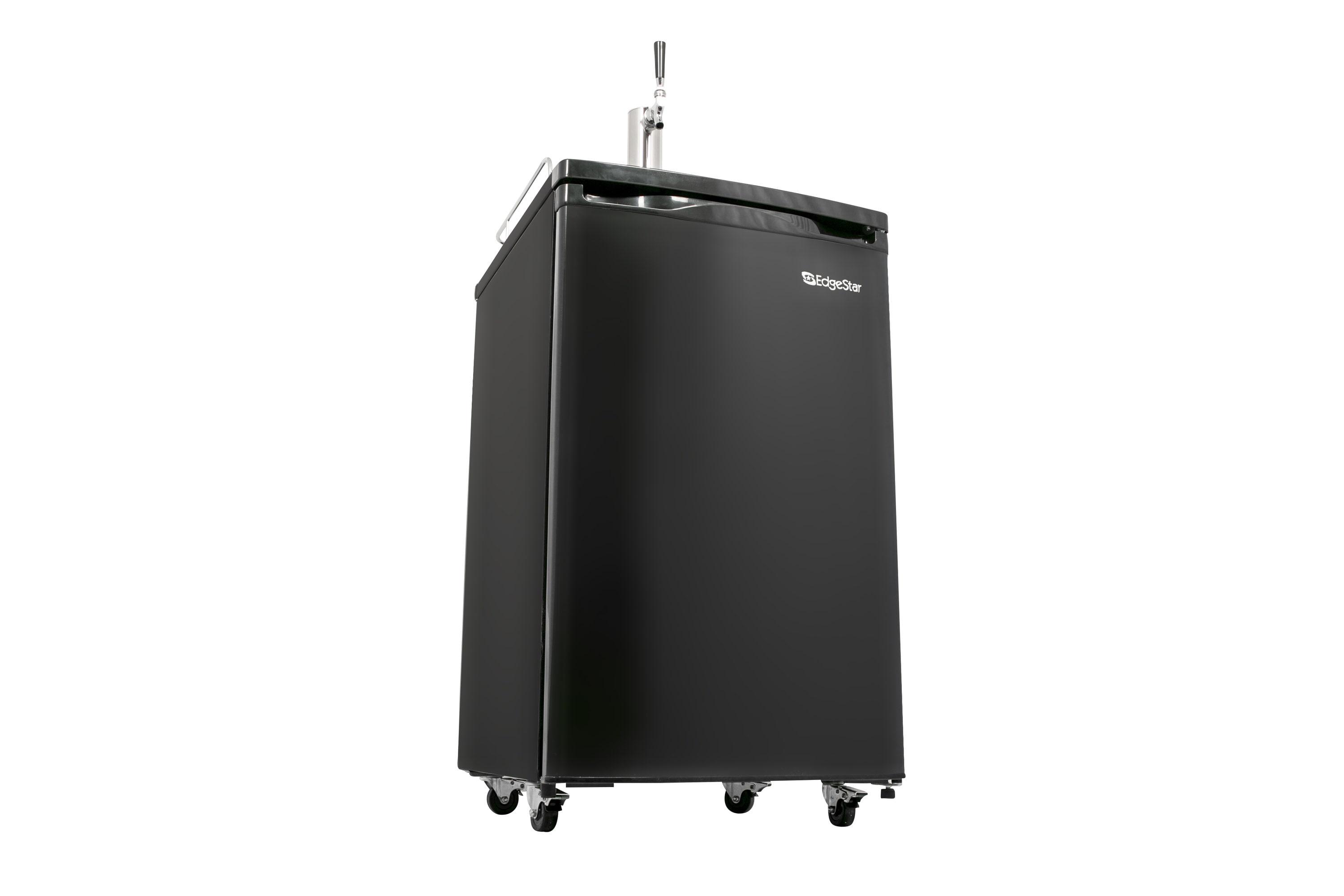 EdgeStar EdgeStar 4.9 Cubic Feet Single Tap Freestanding Kegerator with Adjustable Temperature