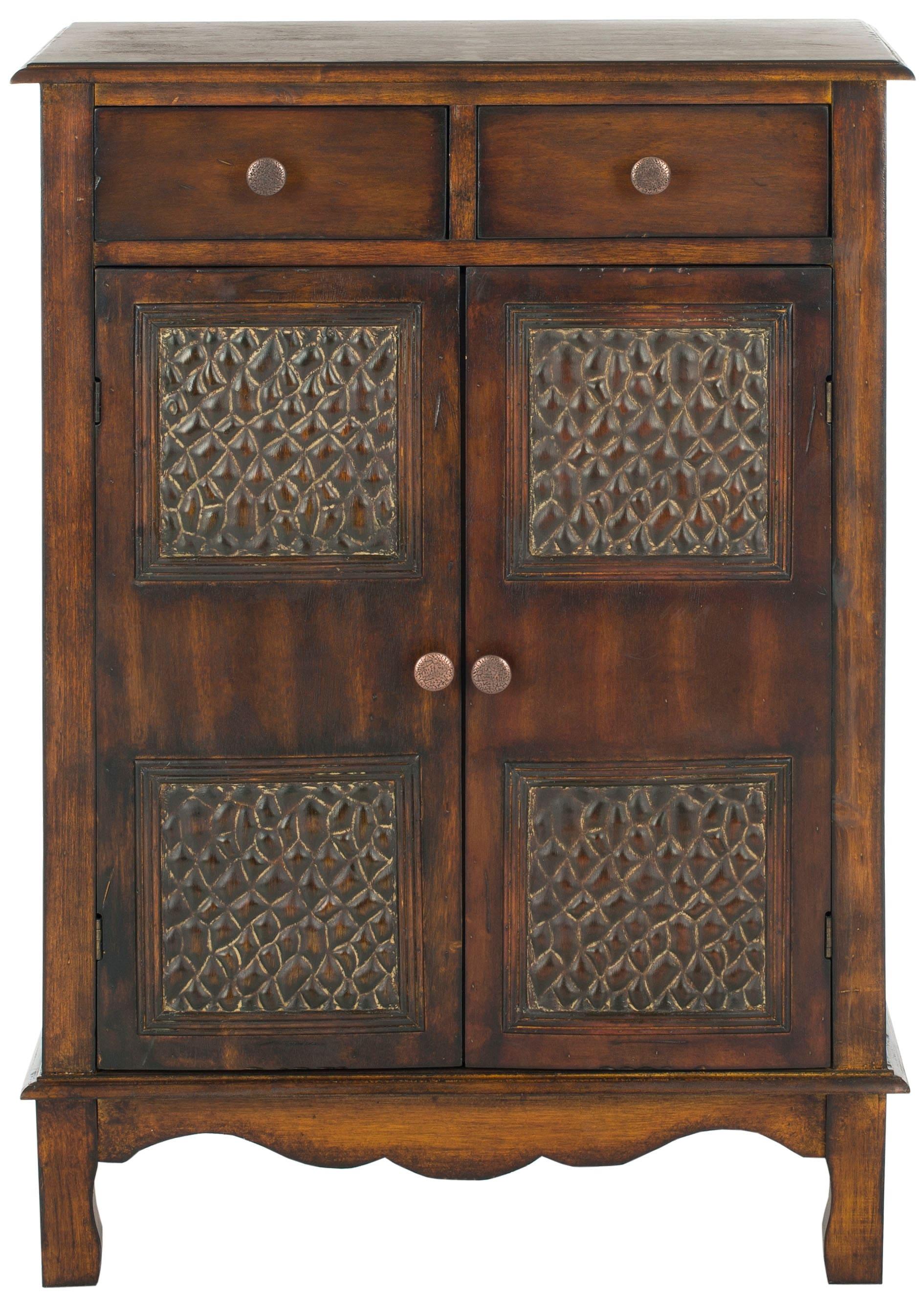 World Menagerie Evrychou Solid Wood Accent Cabinet