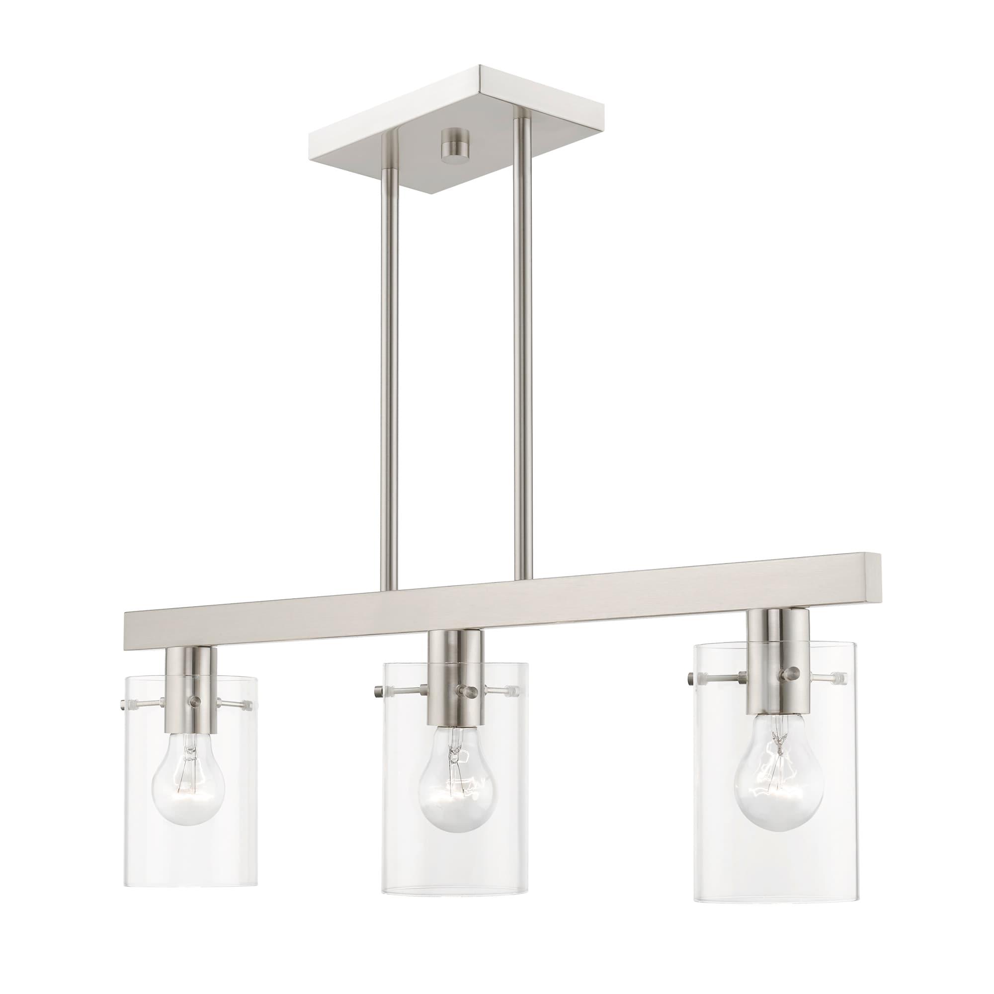 Livex Lighting Munich 3 - Light Chandelier in  Brushed Nickel