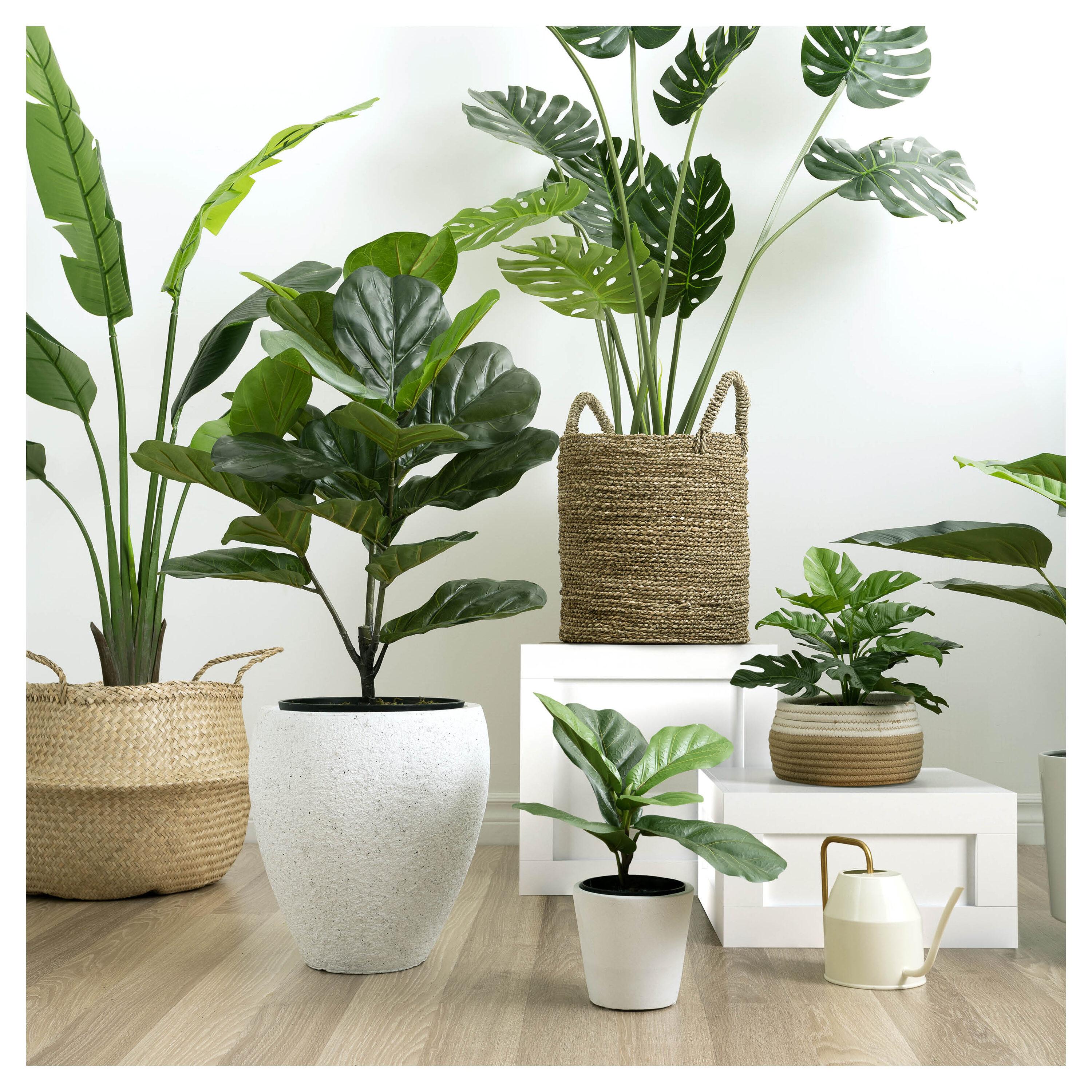Faux Fiddle Leaf Fig Plant in Pot