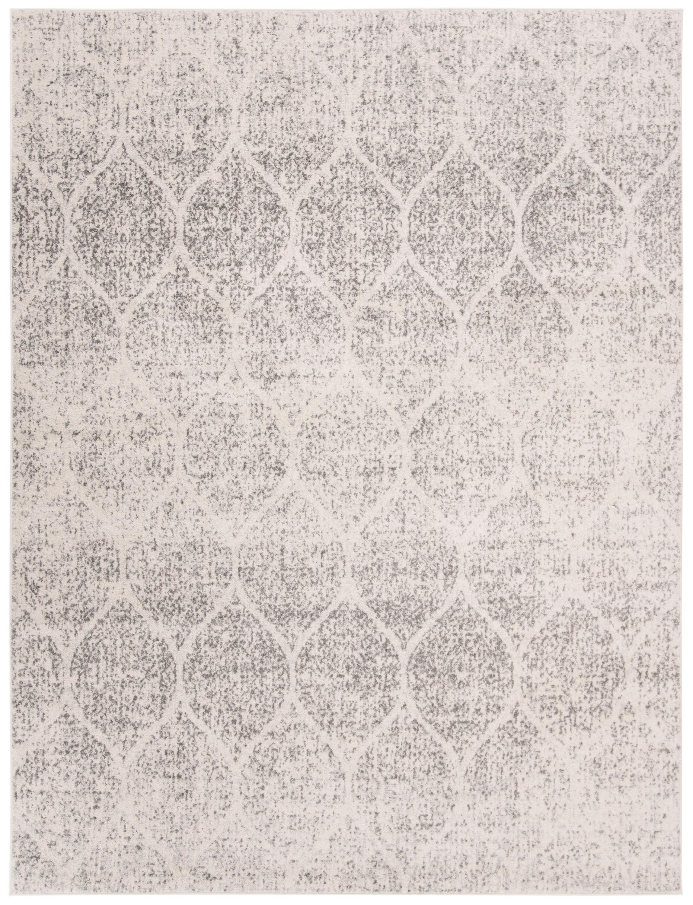 Madison MAD604 Power Loomed Indoor Area Rug - Ivory/Silver - 8'x10' - Safavieh