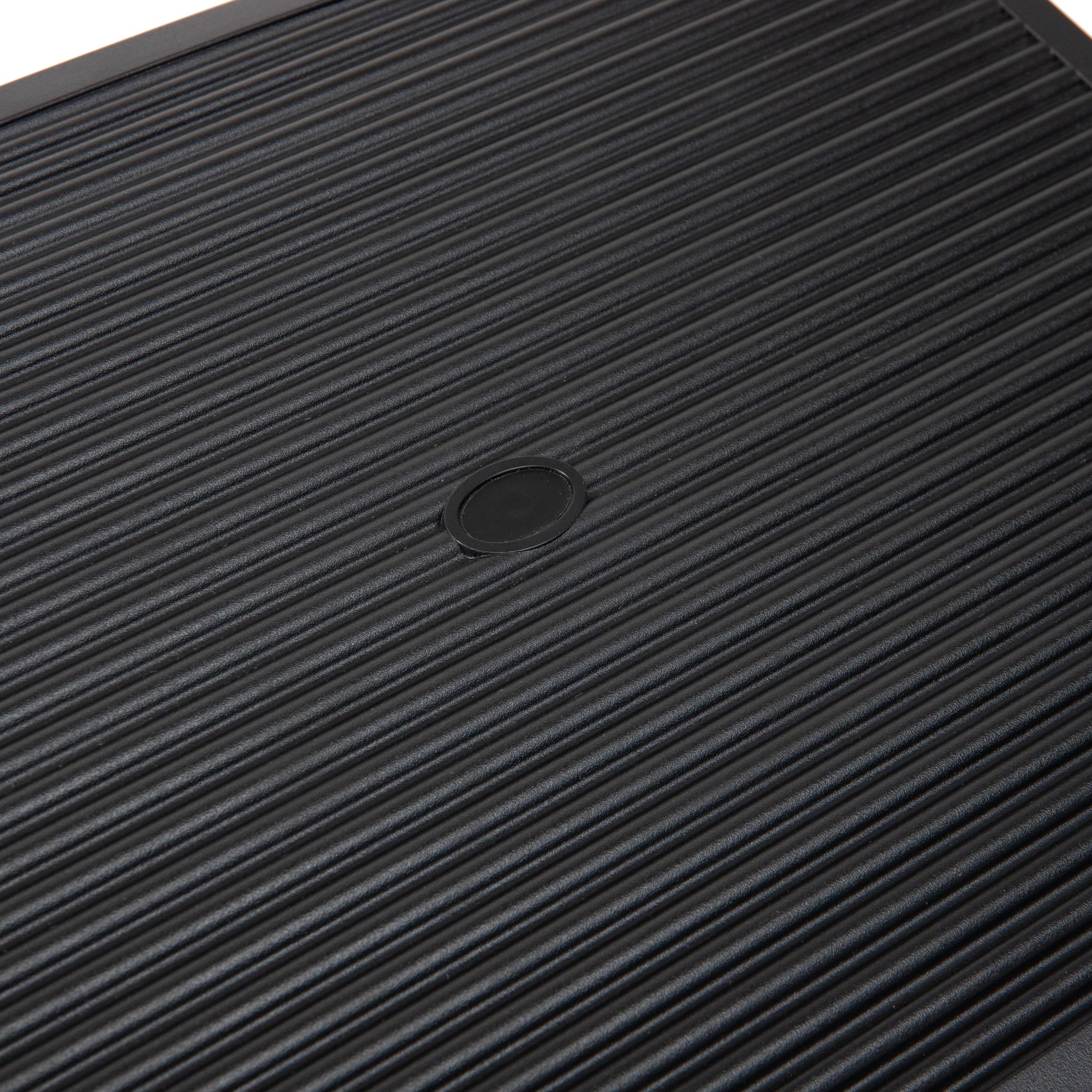 Mind Reader Foot Rest, Under Desk at Work, Ergonomic, Height Adjustable, Office, Plastic, 17.5"L x 13.5"W x 3.5"H