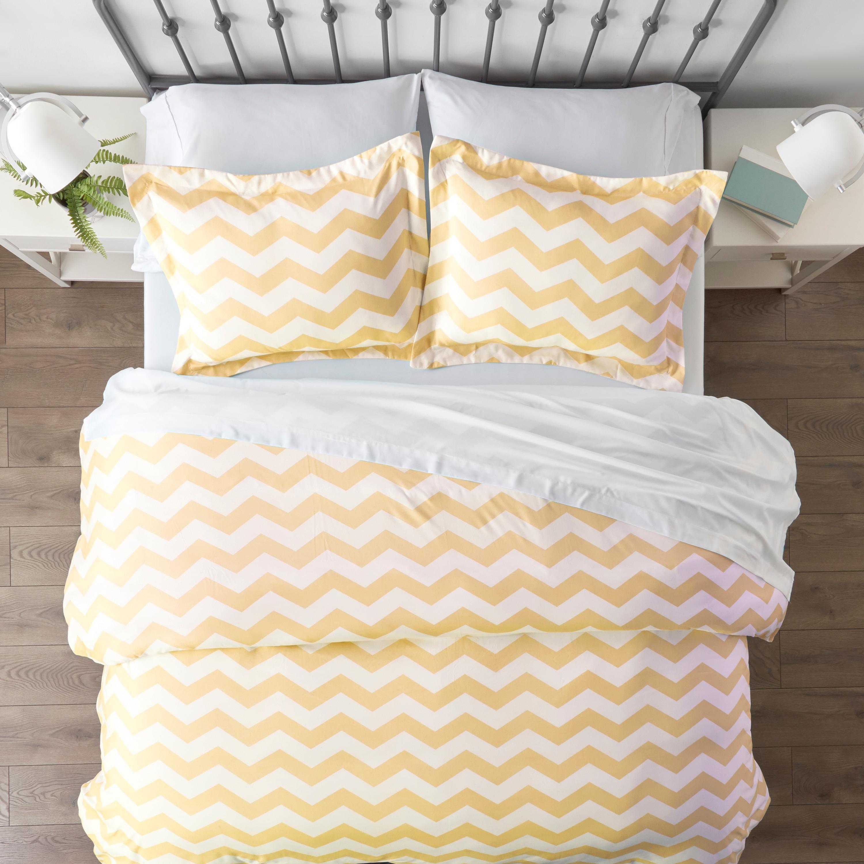 Becky Cameron Chevron Stripe Duvet Cover Set