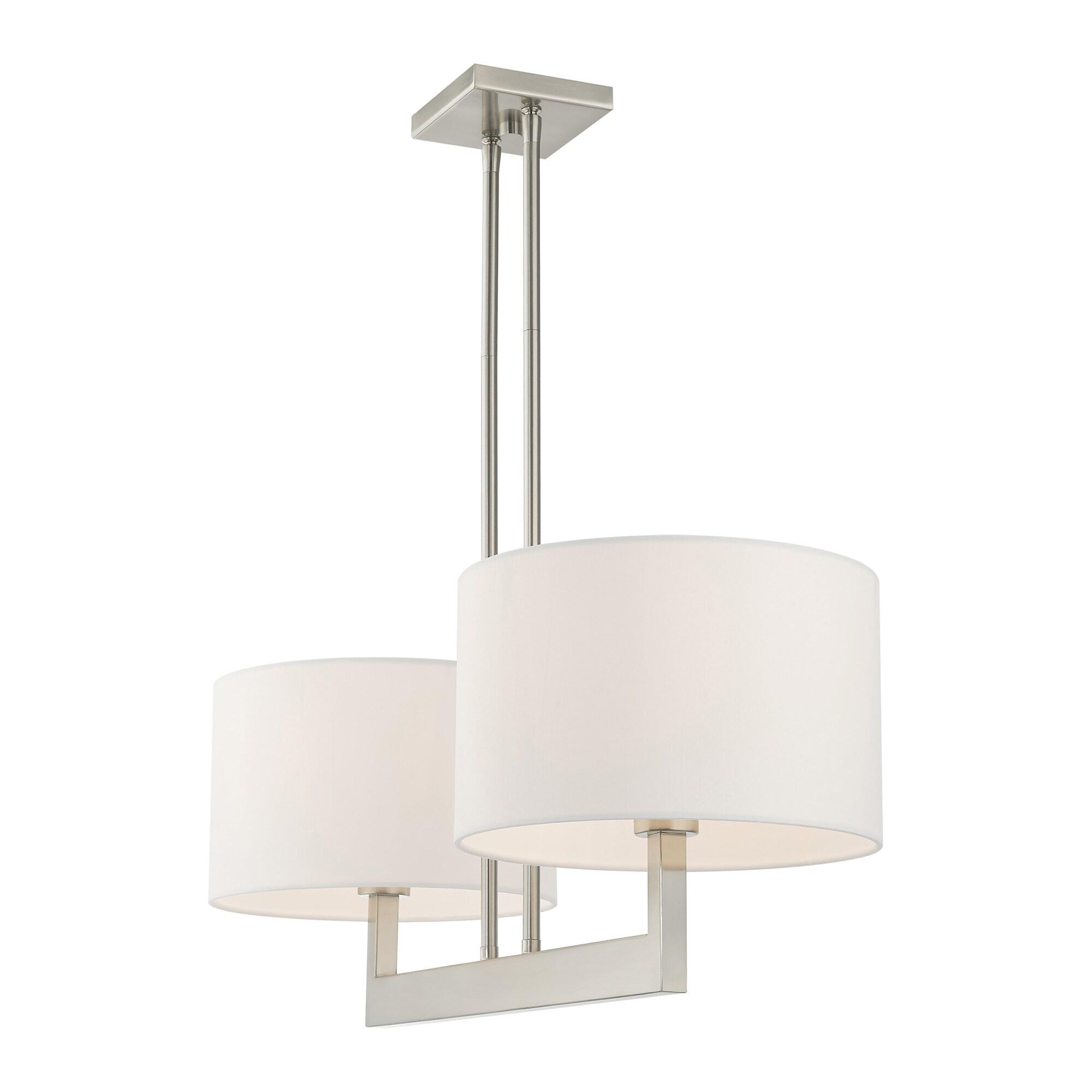 Livex Lighting Hayworth 2 - Light Chandelier in  Brushed Nickel