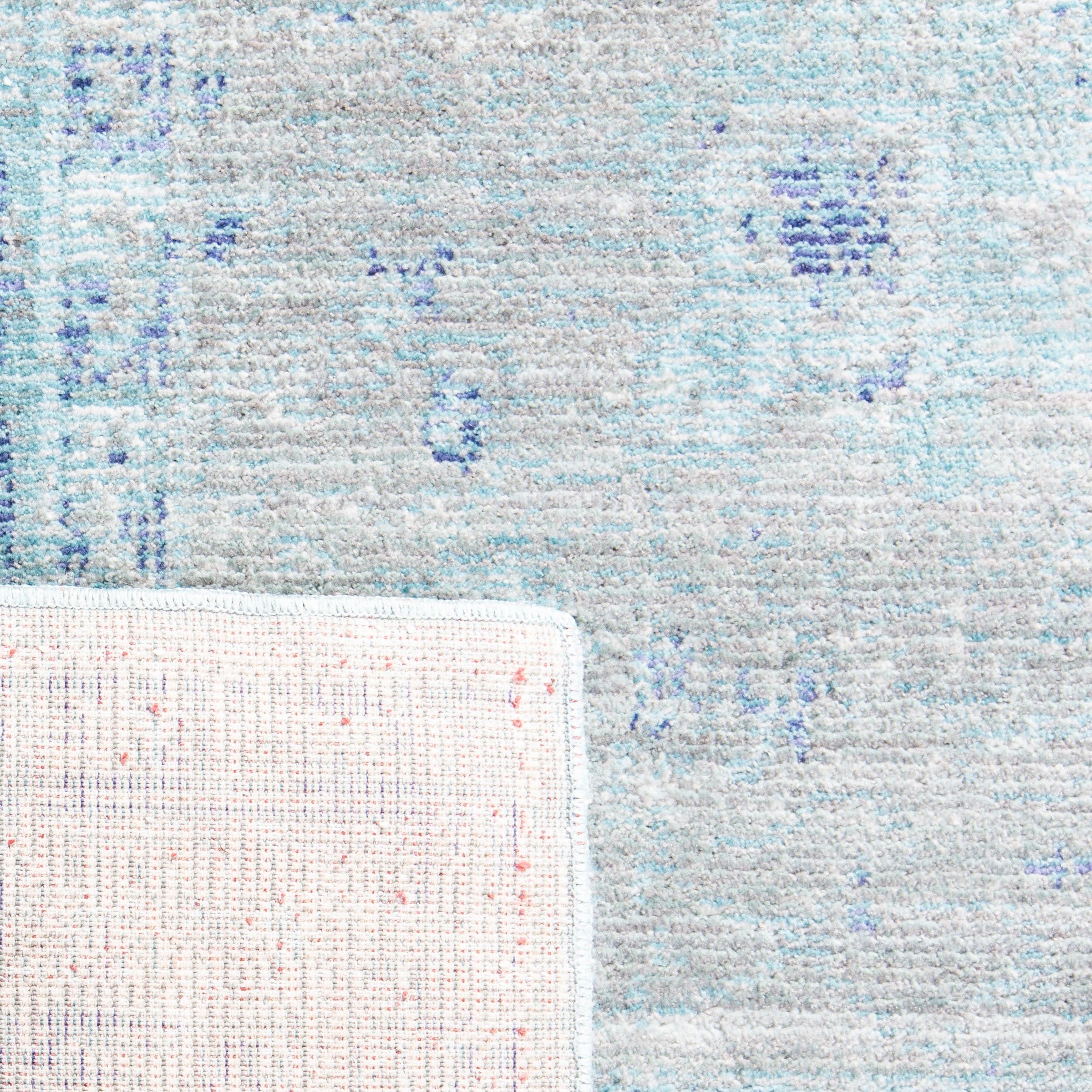 Valencia VAL103 Power Loomed Indoor Accent Rug - Teal/Multi - 3'x5' - Safavieh