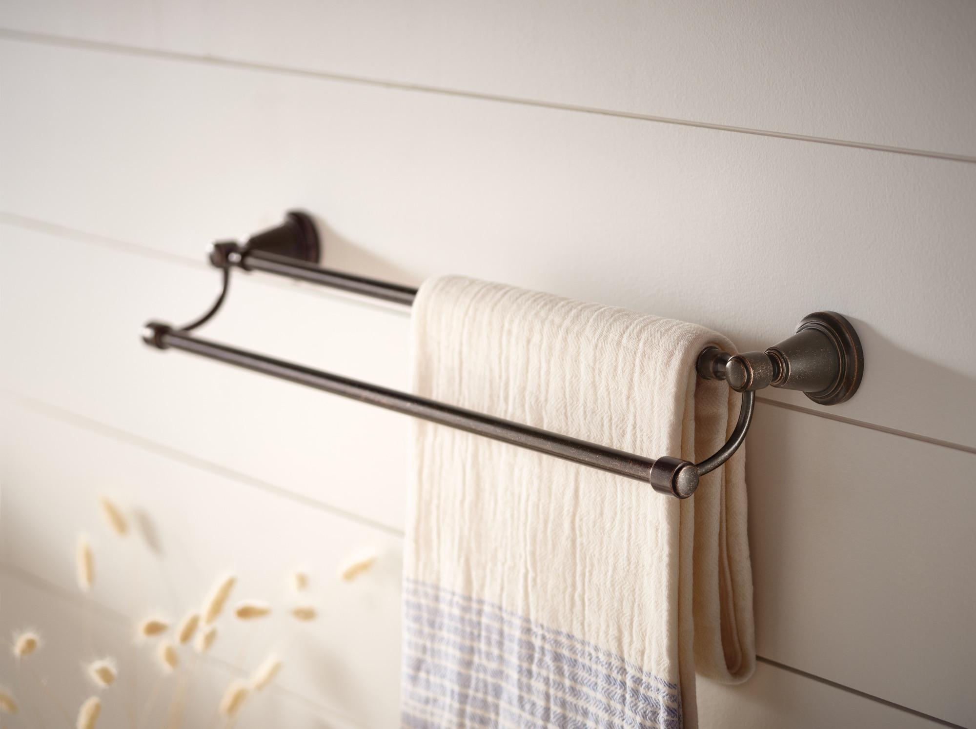 Bradshaw Double 24" Wall Mounted Towel Bar